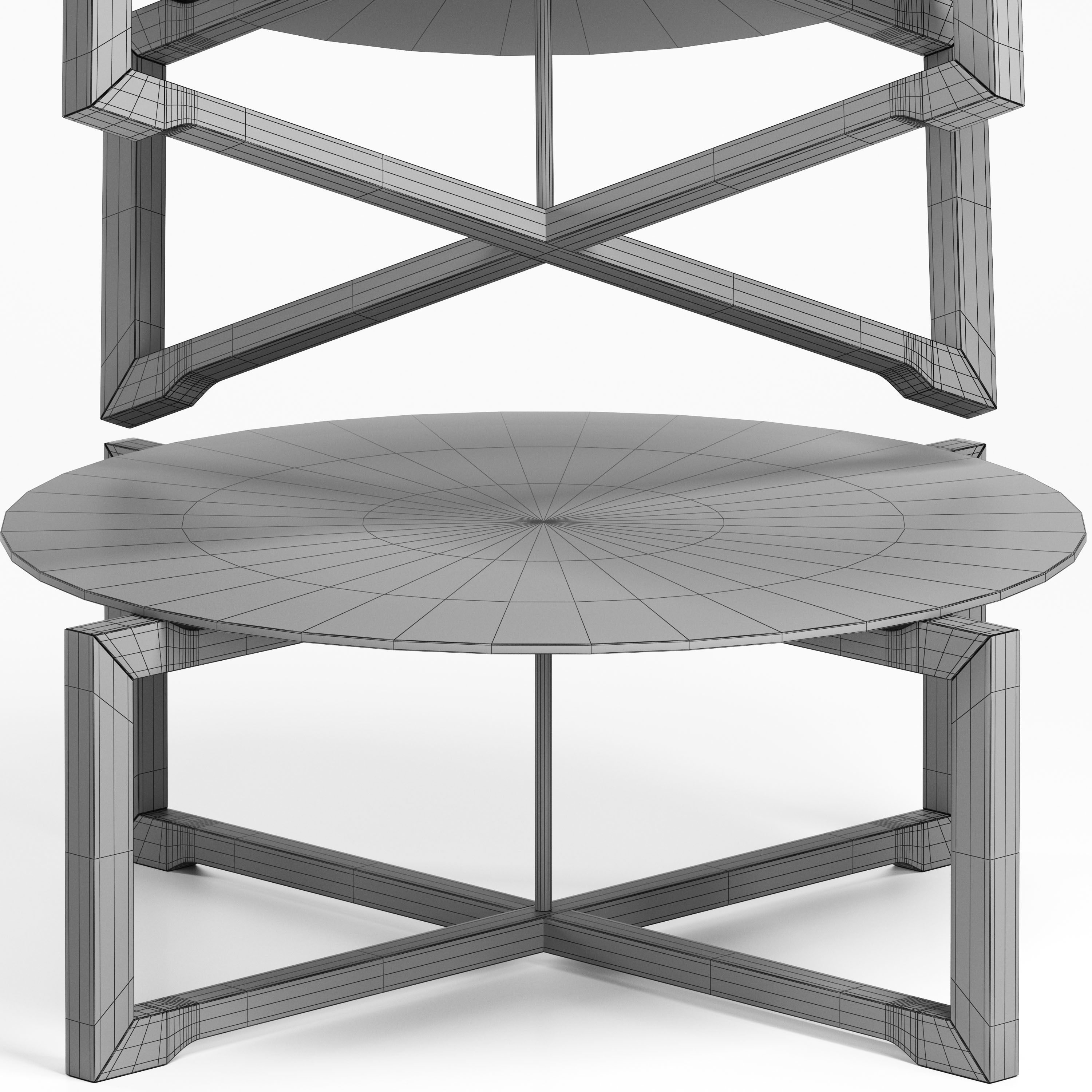 Manolo Coffee Table by black tie 3D model_8