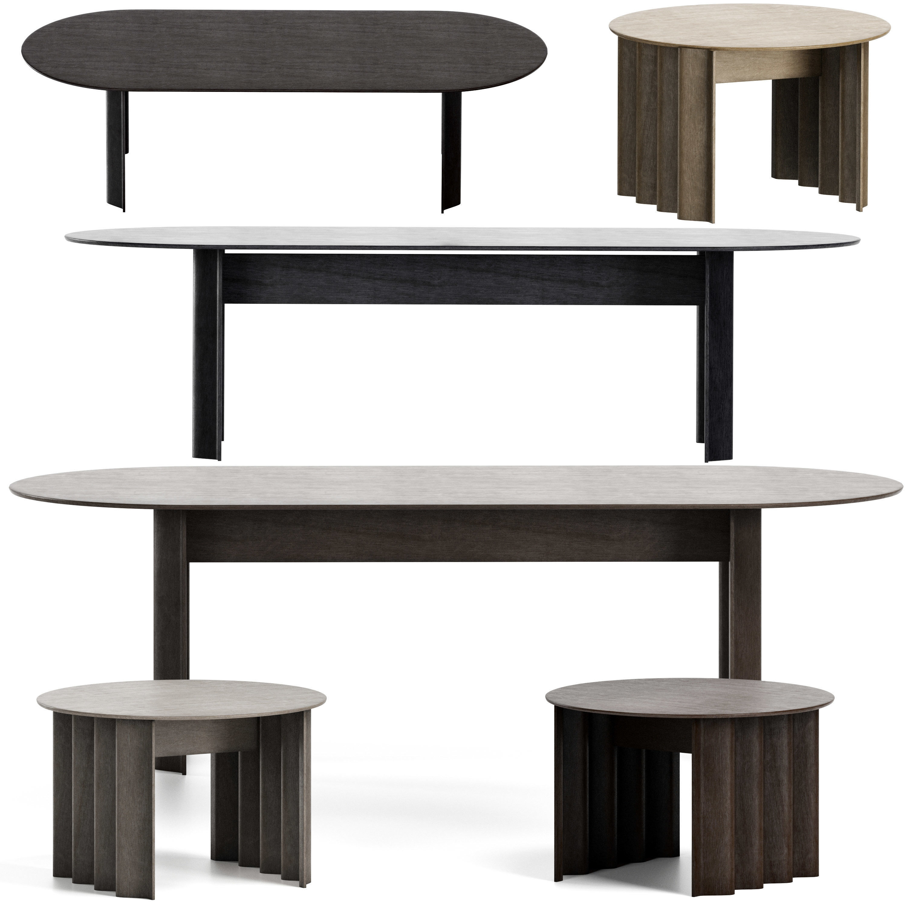 Curtain with Semicircle by Zeitraum 3D model_6