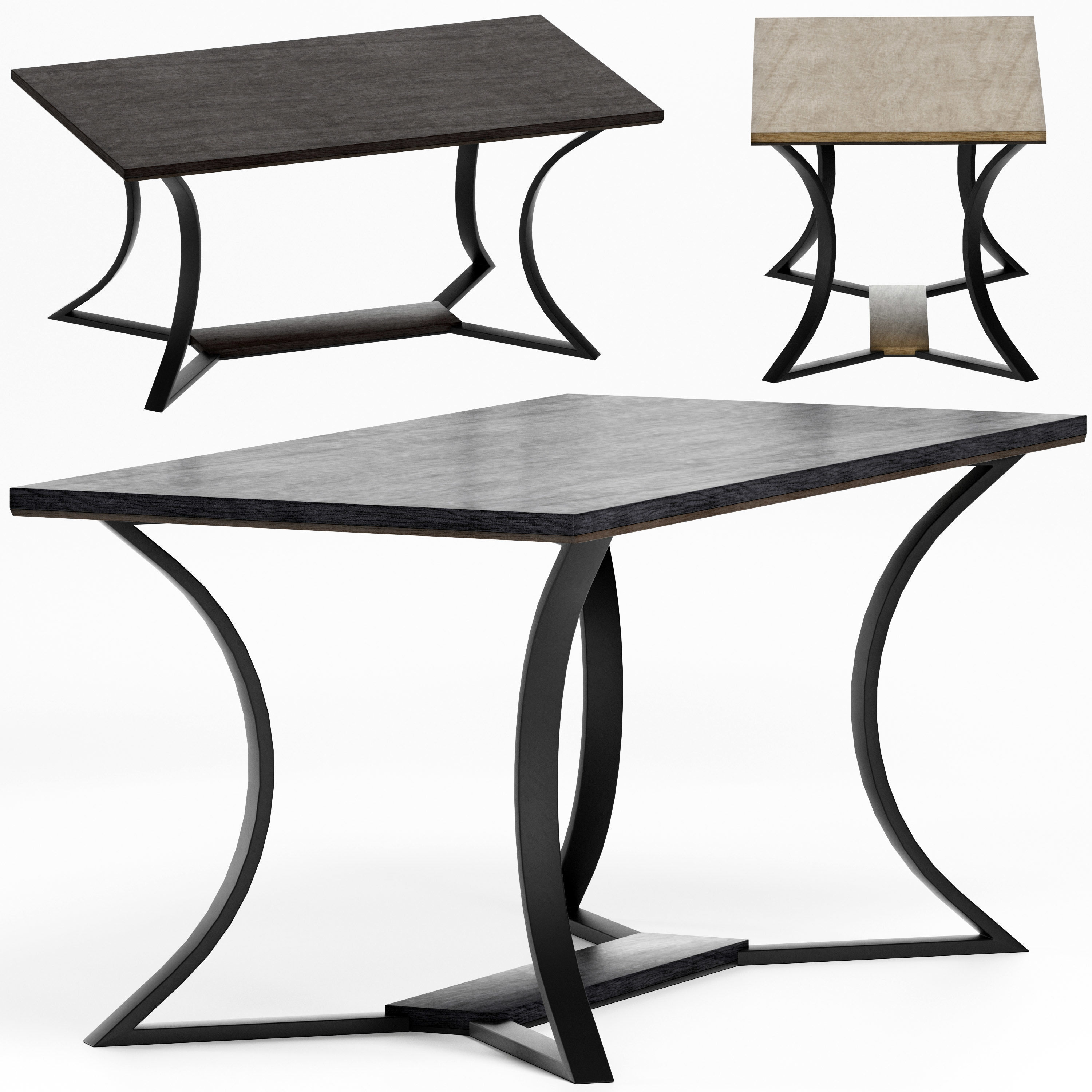 Must R Dining Table by Capital 3D model_3