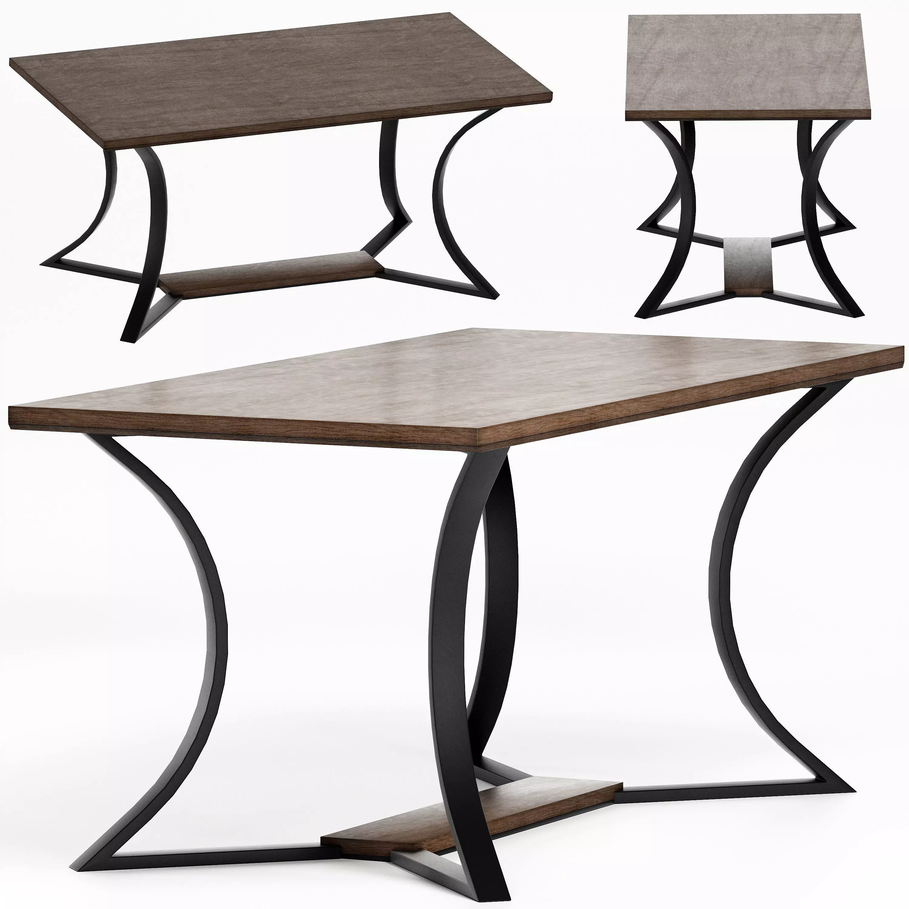 Must R Dining Table by Capital 3D model_0