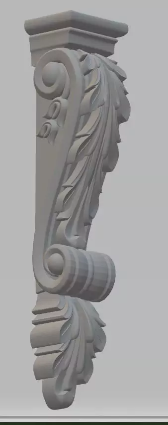 cobel decorative corbel Free 3D print model