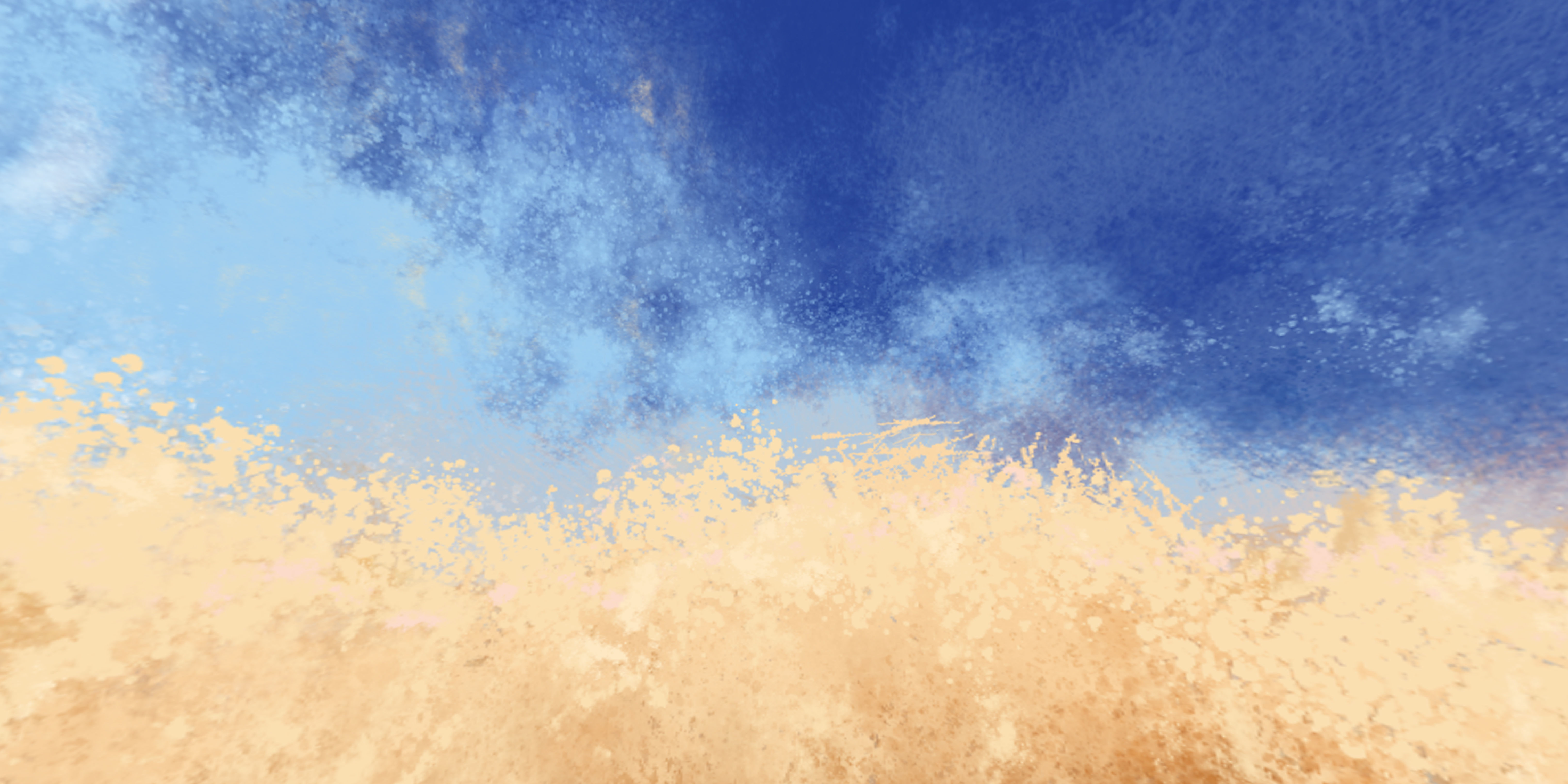 360 VR Panoramic Cartoon Painted Desert equirectangular Low-poly 3D model_15