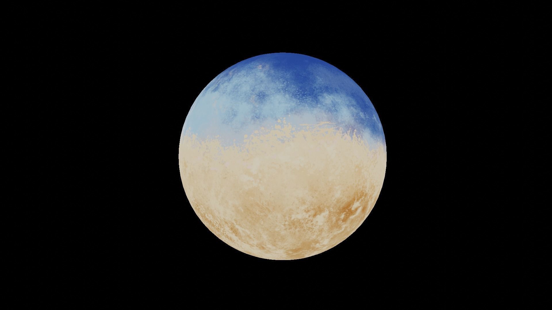 360 VR Panoramic Cartoon Painted Desert equirectangular Low-poly 3D model_14