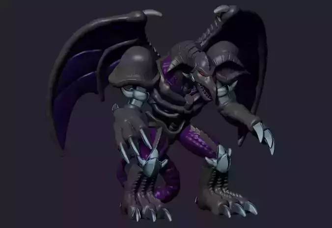 Skull Dragon 3d Printable Figure 