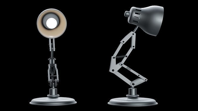 Luxo Pixar Character with Rig and Animation  3D model