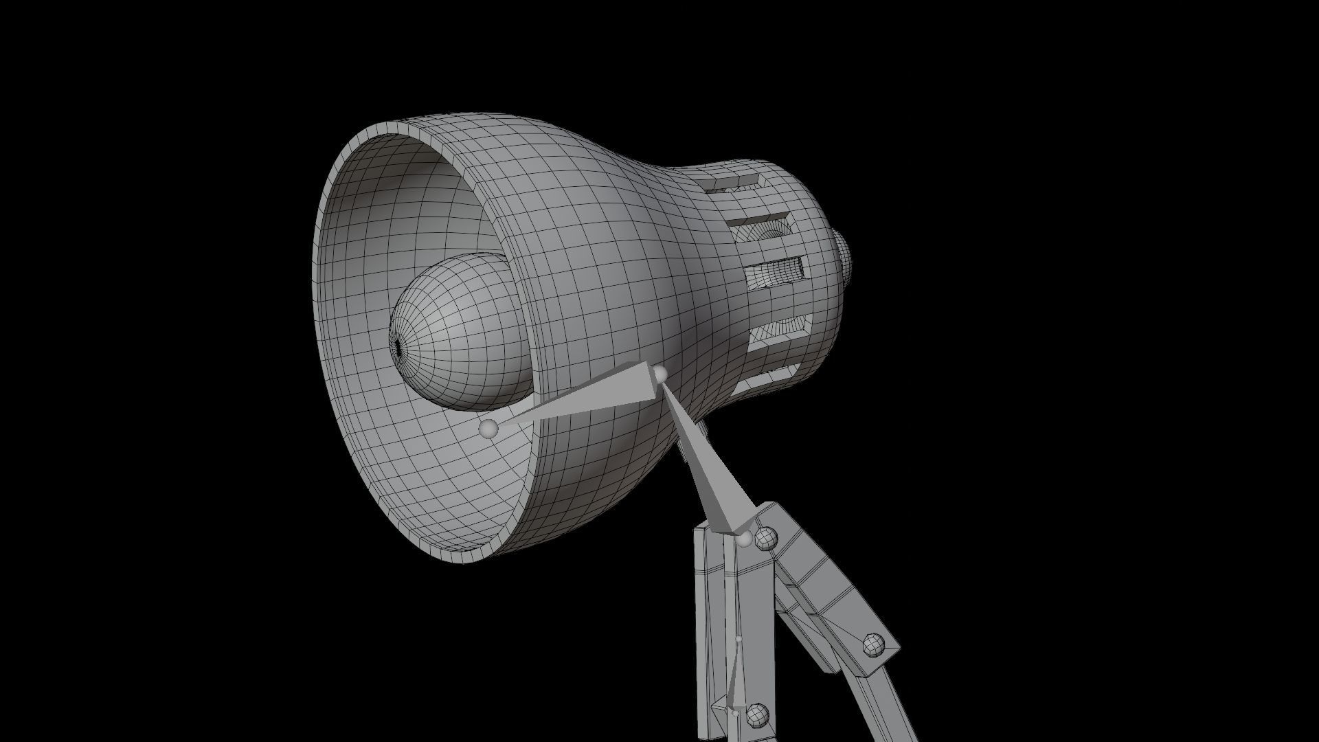 Luxo Pixar Character with Rig and Animation  3D model_6