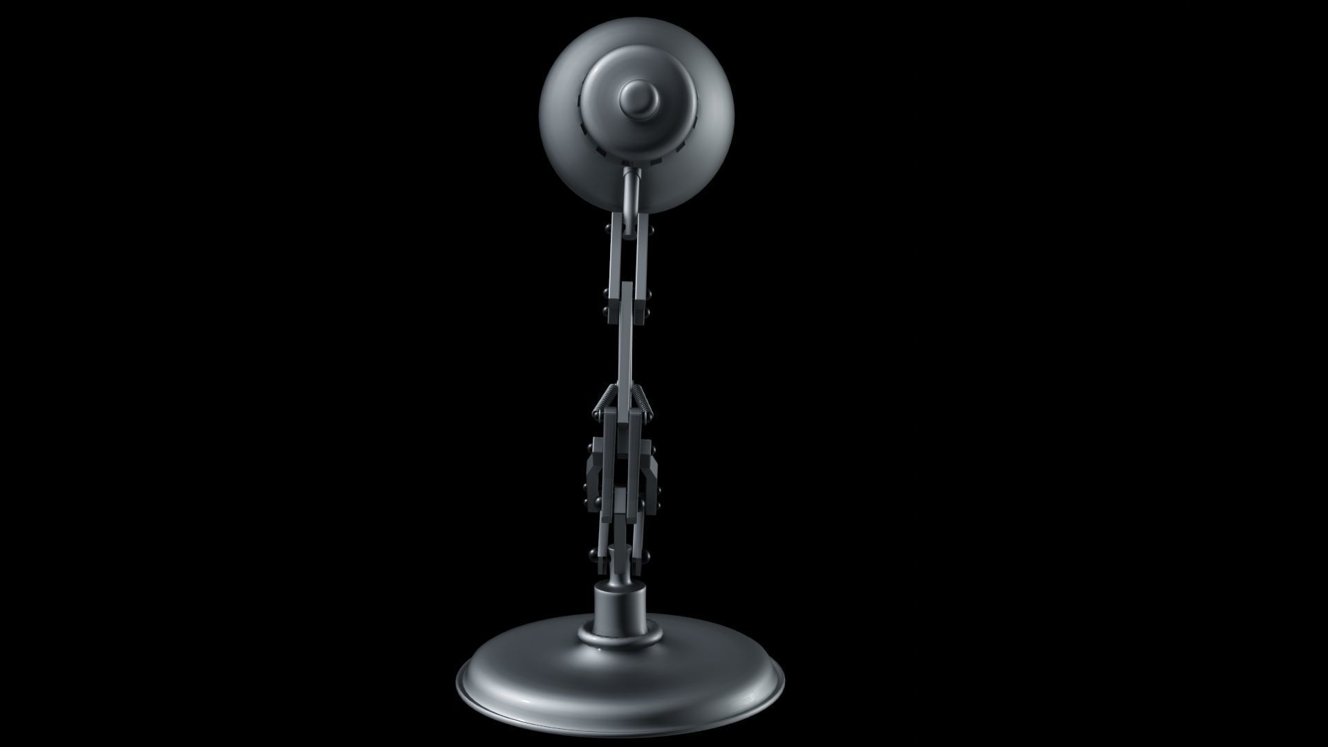 Luxo Pixar Character with Rig and Animation  3D model_3