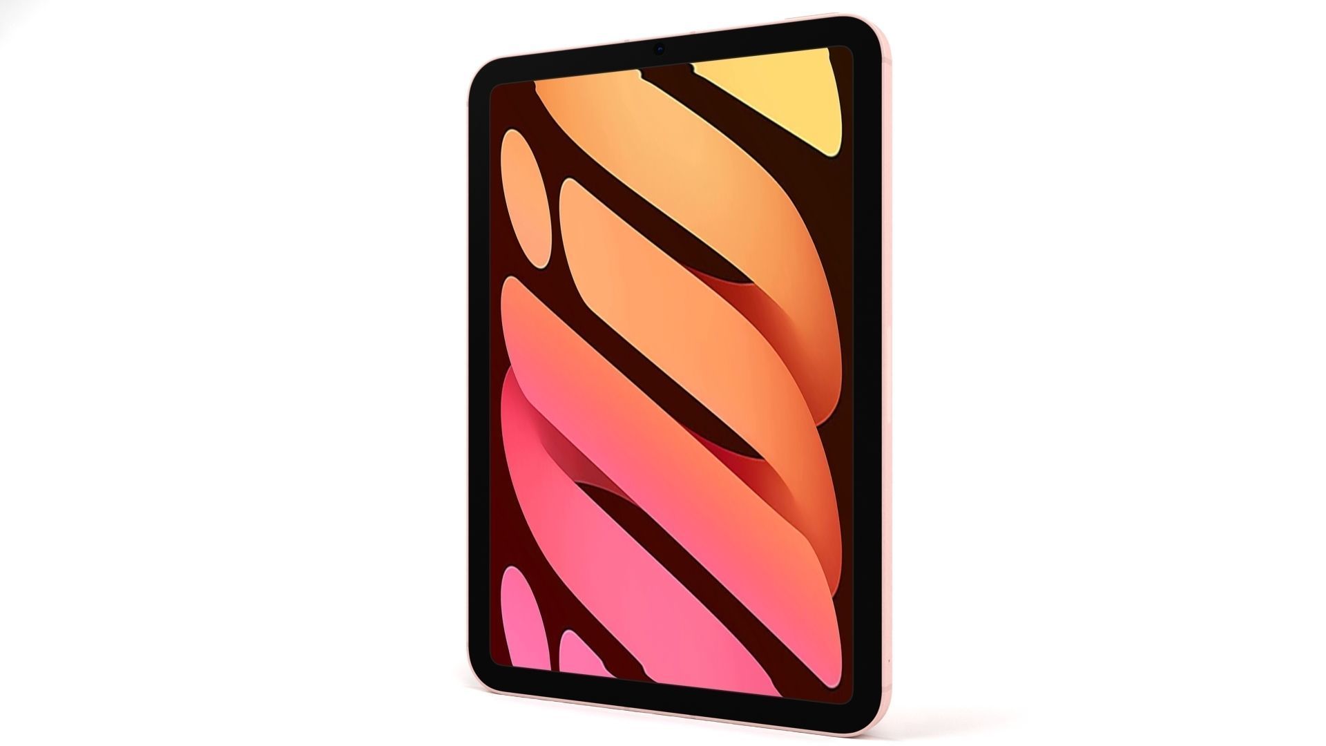 Apple iPad mini 2021 Pink With Pencil 3D model_1