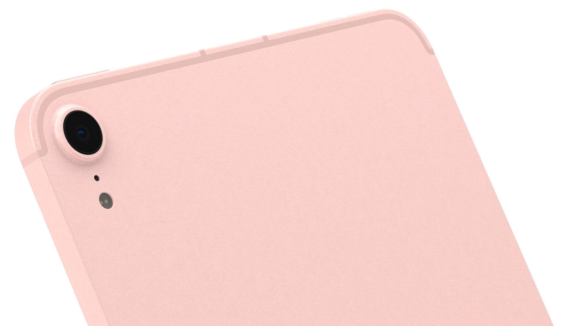 Apple iPad mini 2021 Pink With Pencil 3D model_4