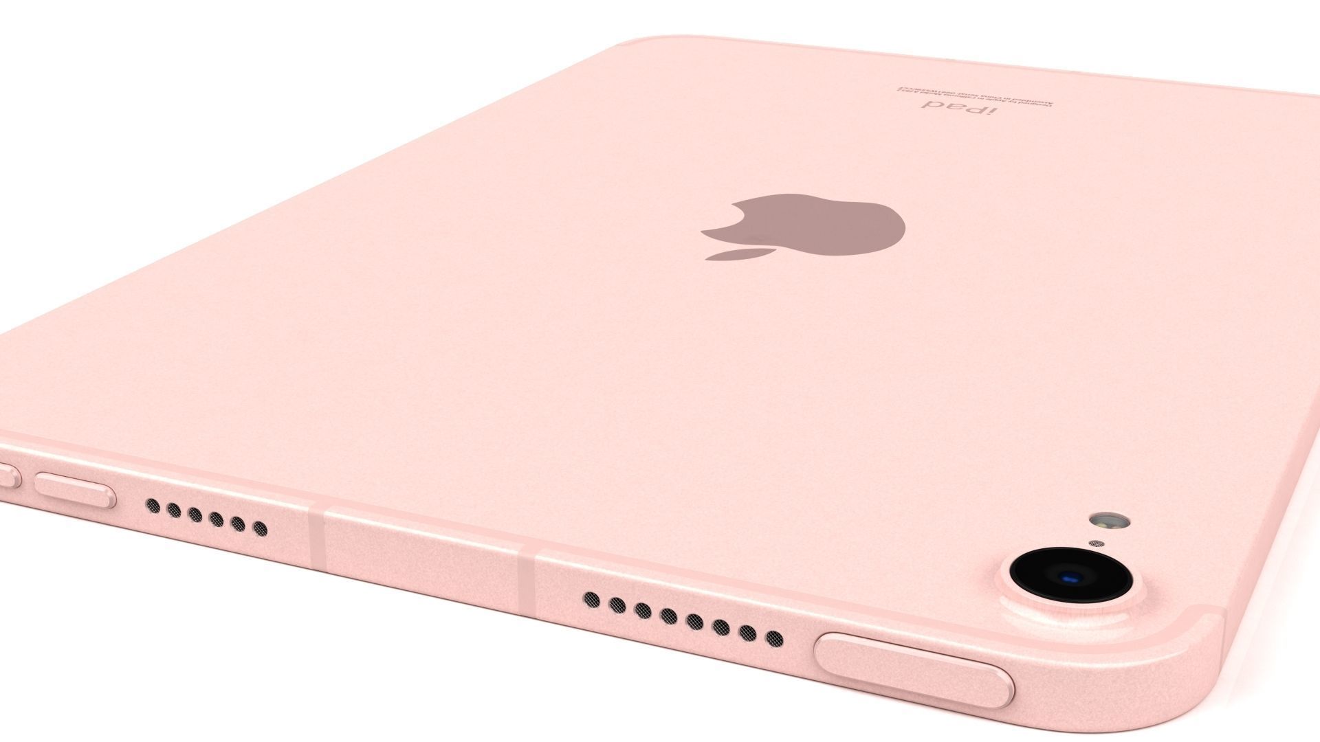 Apple iPad mini 2021 Pink With Pencil 3D model_5