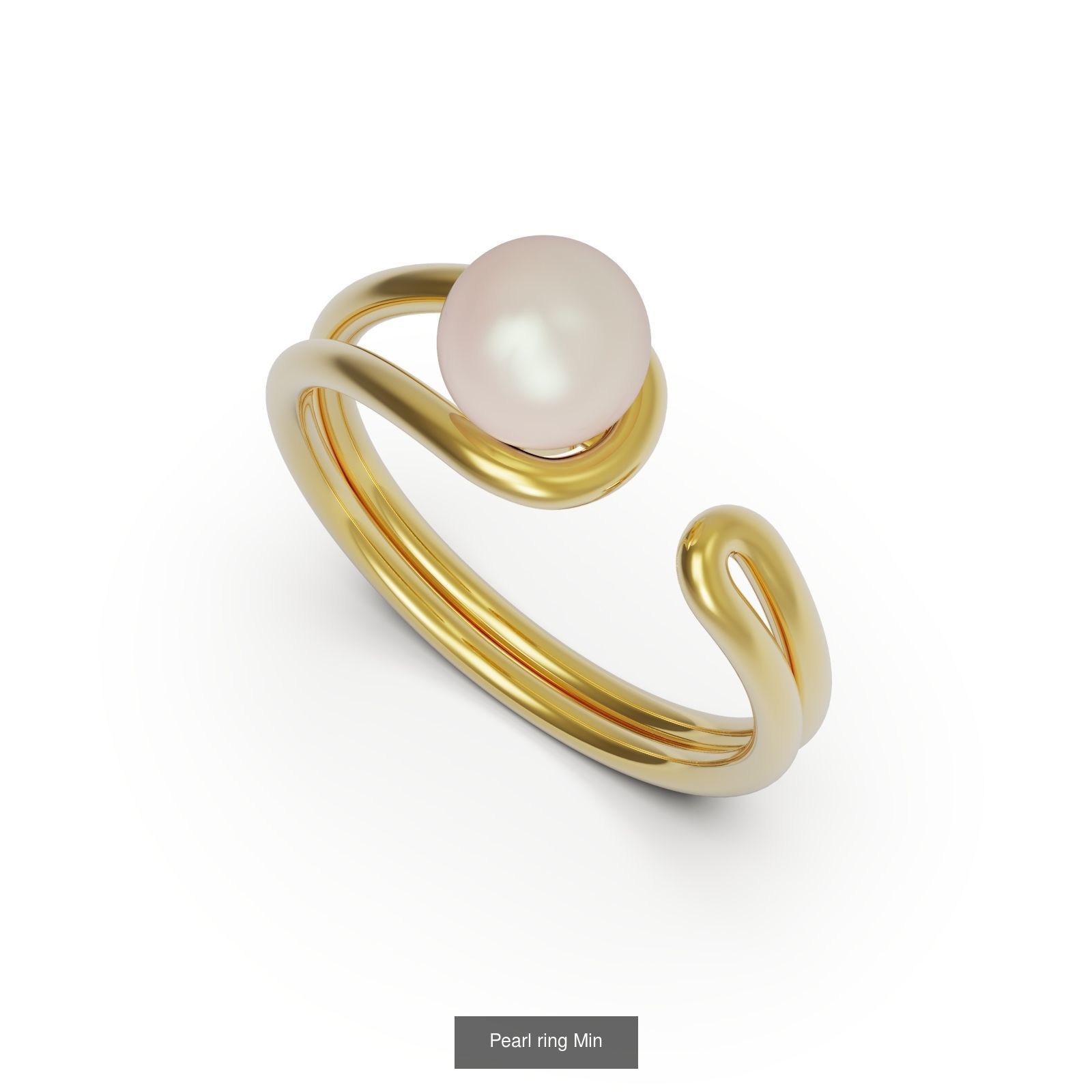 collection pearl rings Minimal _1