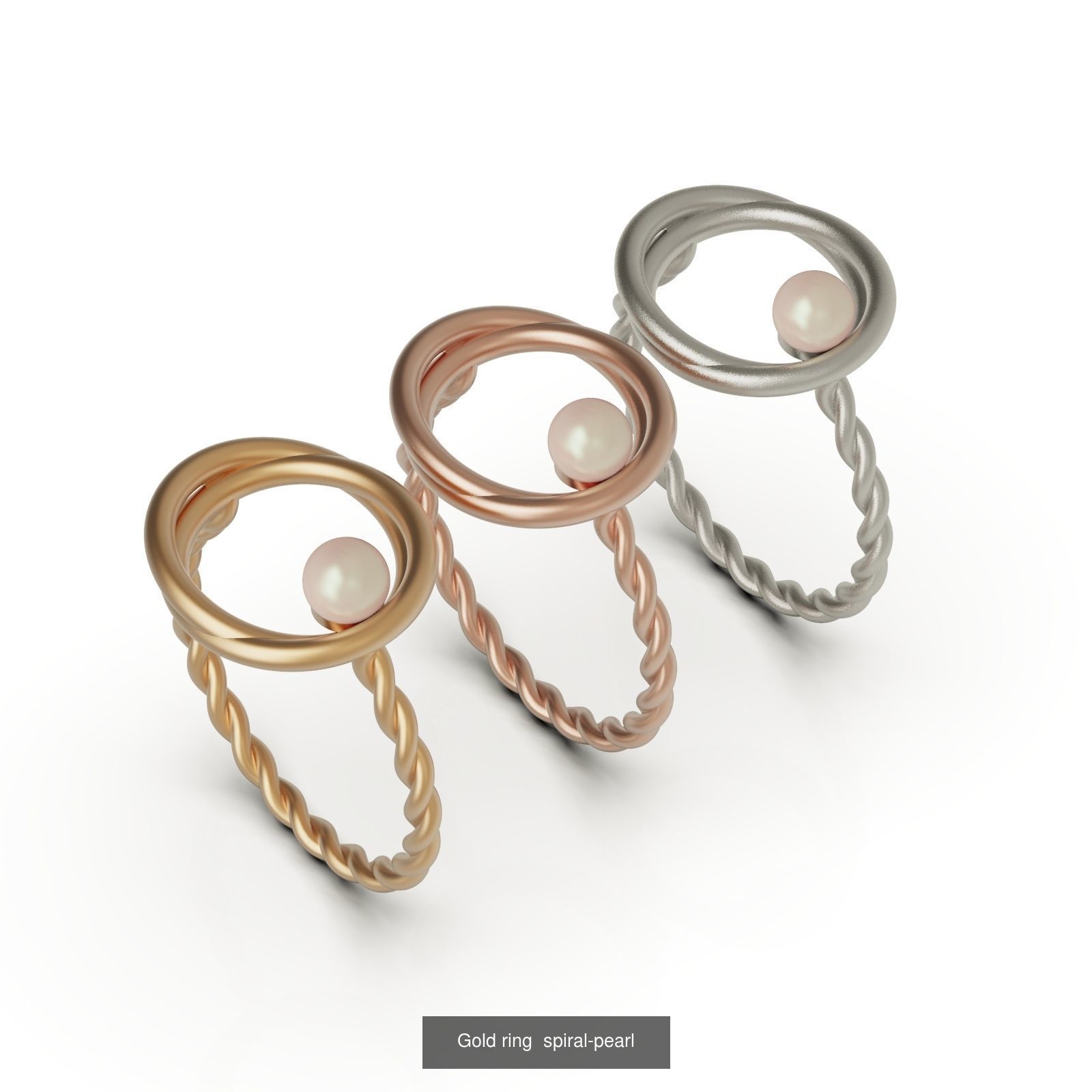 collection pearl rings Minimal _5
