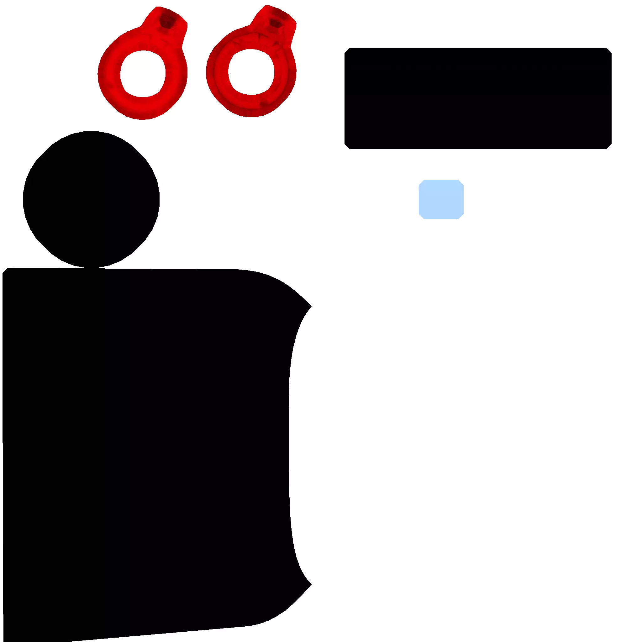 caffee flask Low-poly 3D model_0