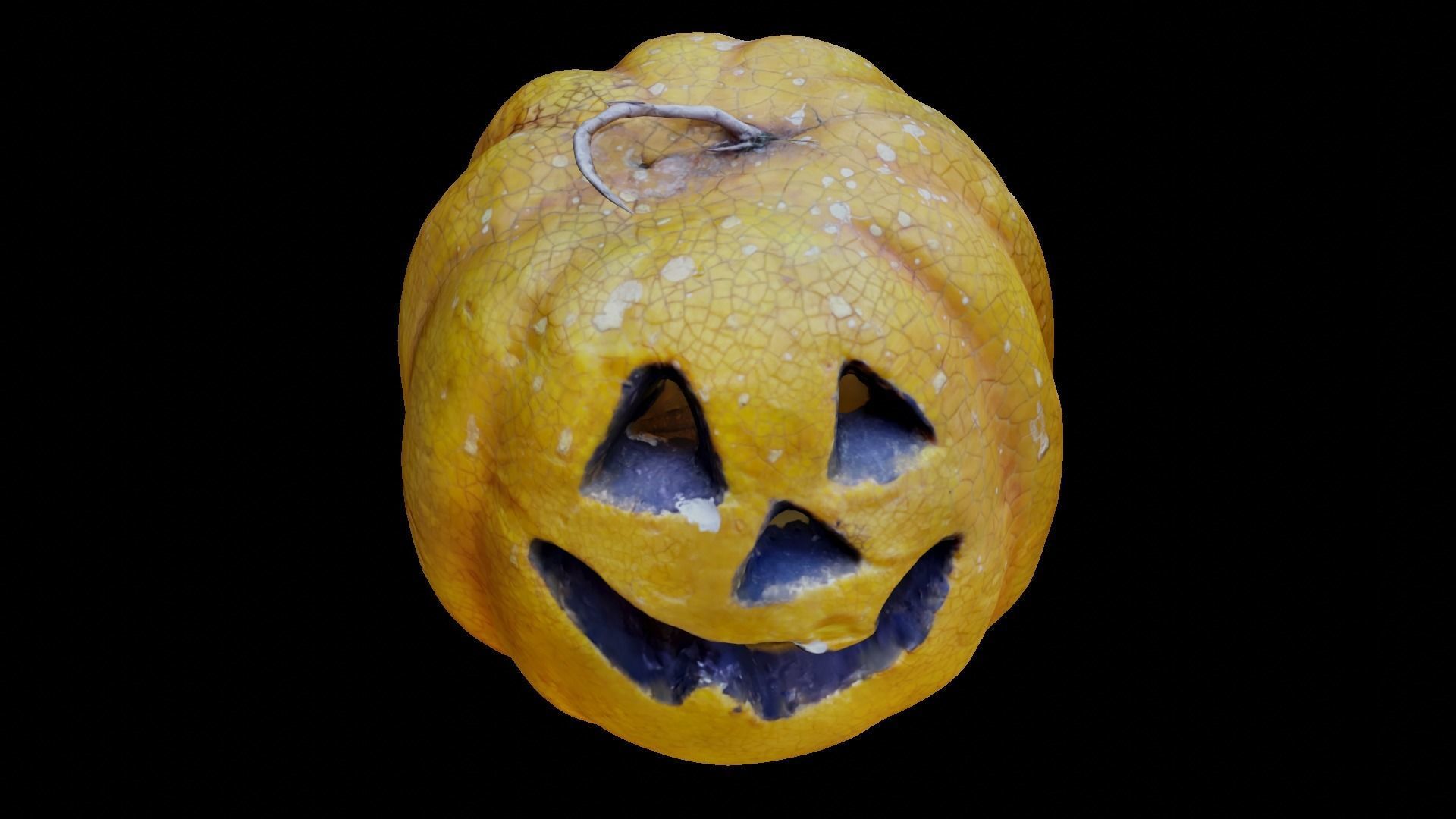 Halloween pumpkin complete SET with light and 55 ready renders Low-poly 3D model_19