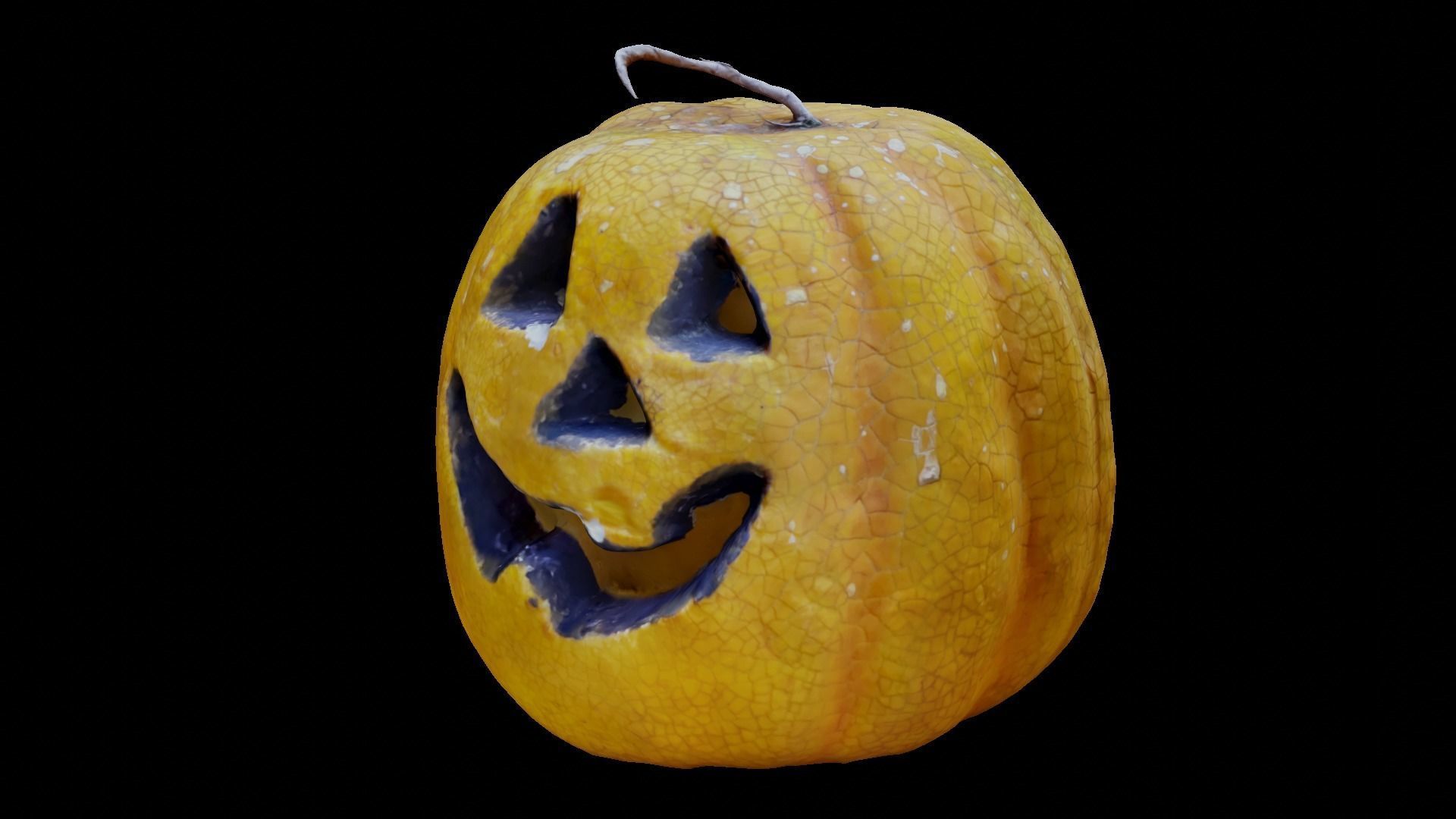 Halloween pumpkin complete SET with light and 55 ready renders Low-poly 3D model_12