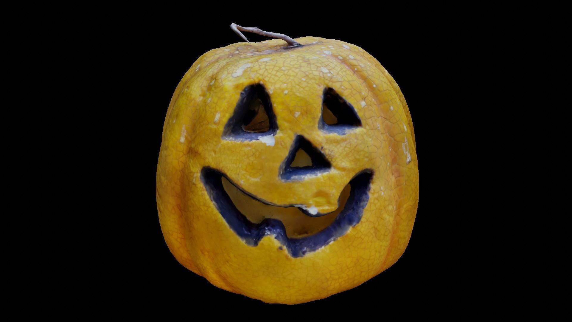 Halloween pumpkin complete SET with light and 55 ready renders Low-poly 3D model_20