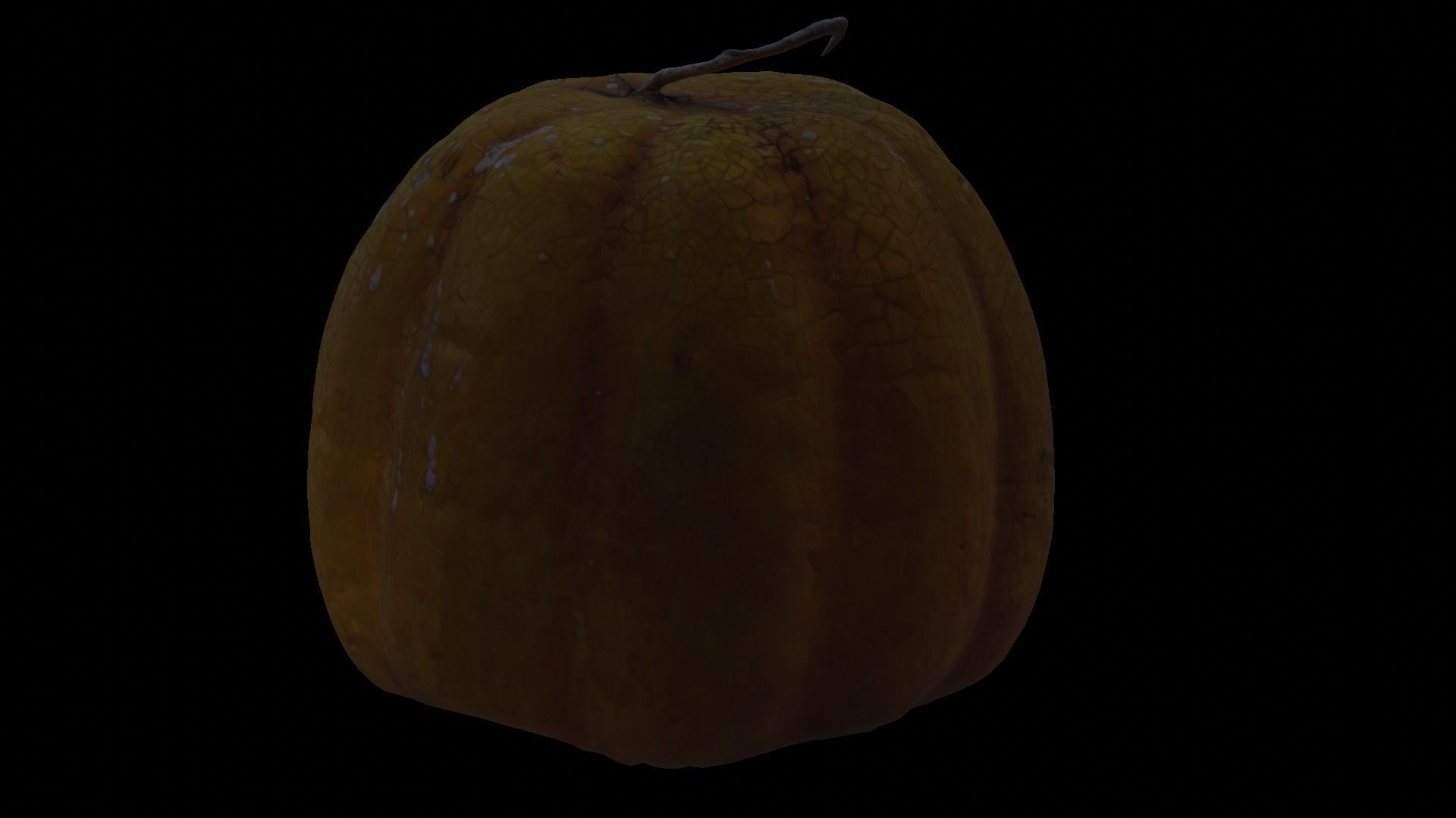 Halloween pumpkin complete SET with light and 55 ready renders Low-poly 3D model_31