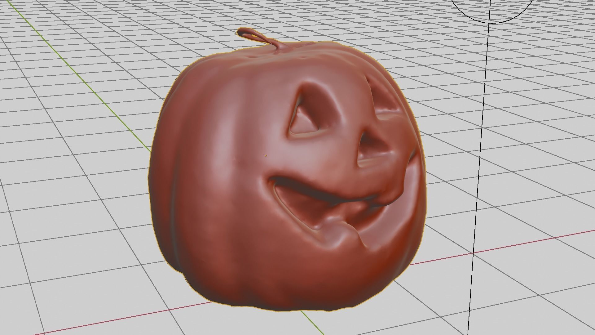 Halloween pumpkin complete SET with light and 55 ready renders Low-poly 3D model_64