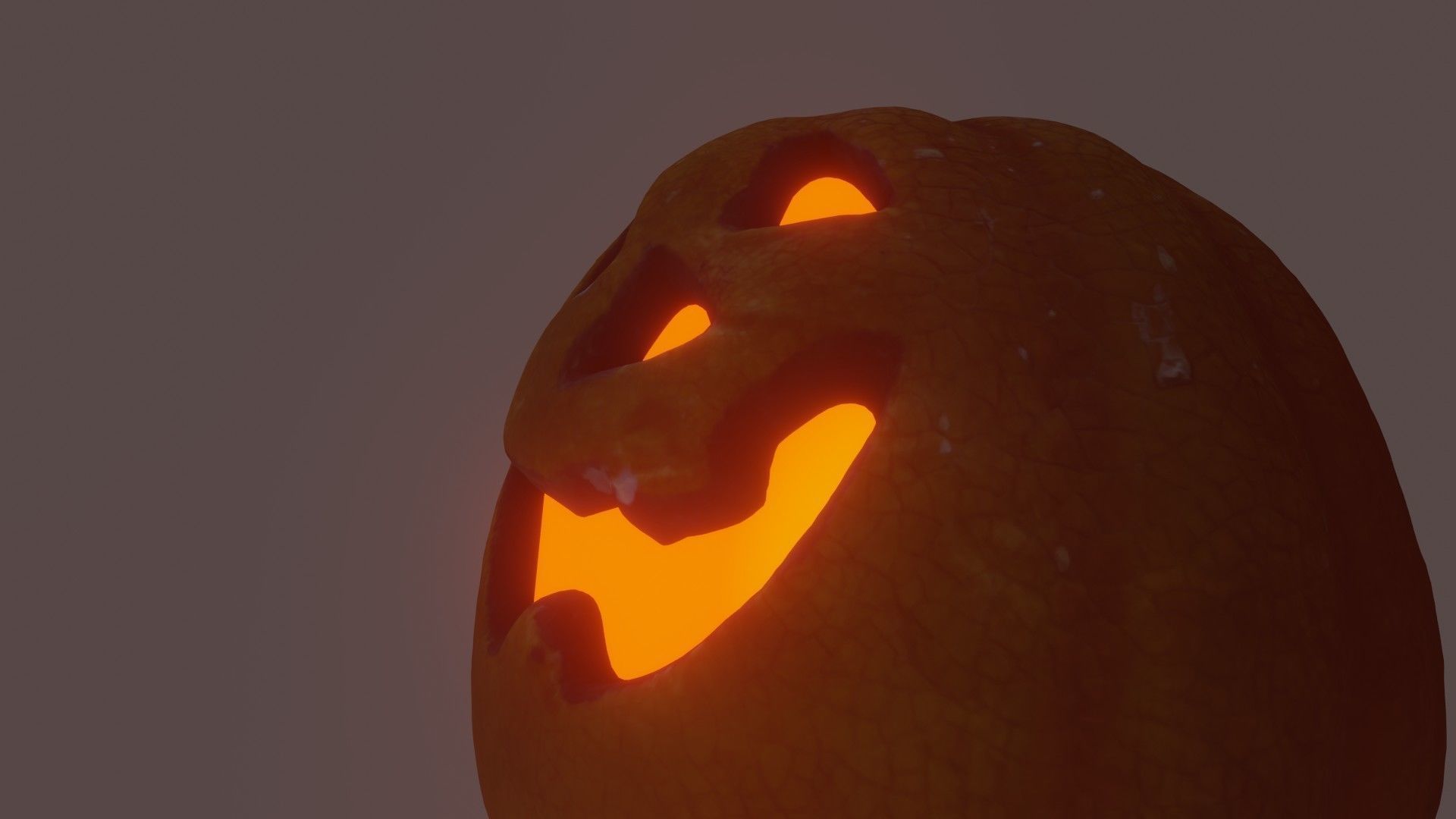 Halloween pumpkin complete SET with light and 55 ready renders Low-poly 3D model_56