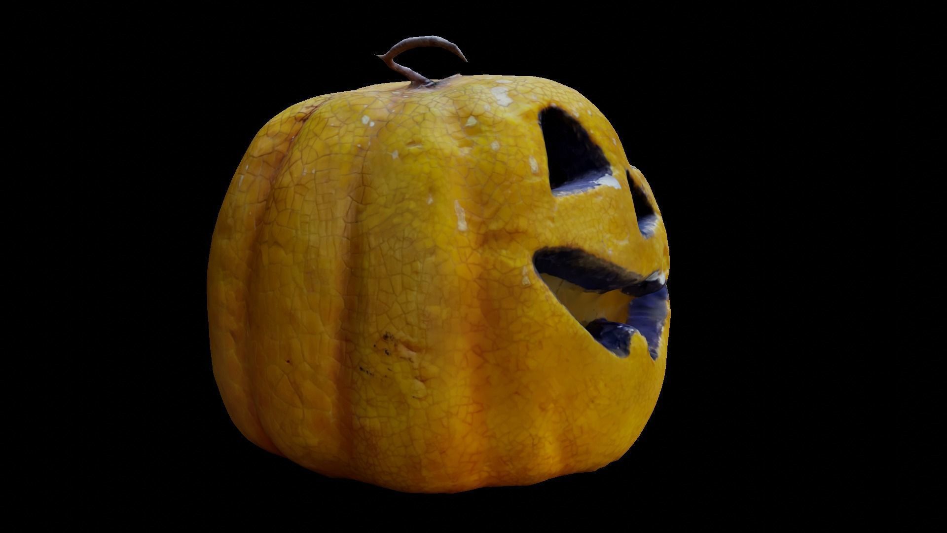 Halloween pumpkin complete SET with light and 55 ready renders Low-poly 3D model_58