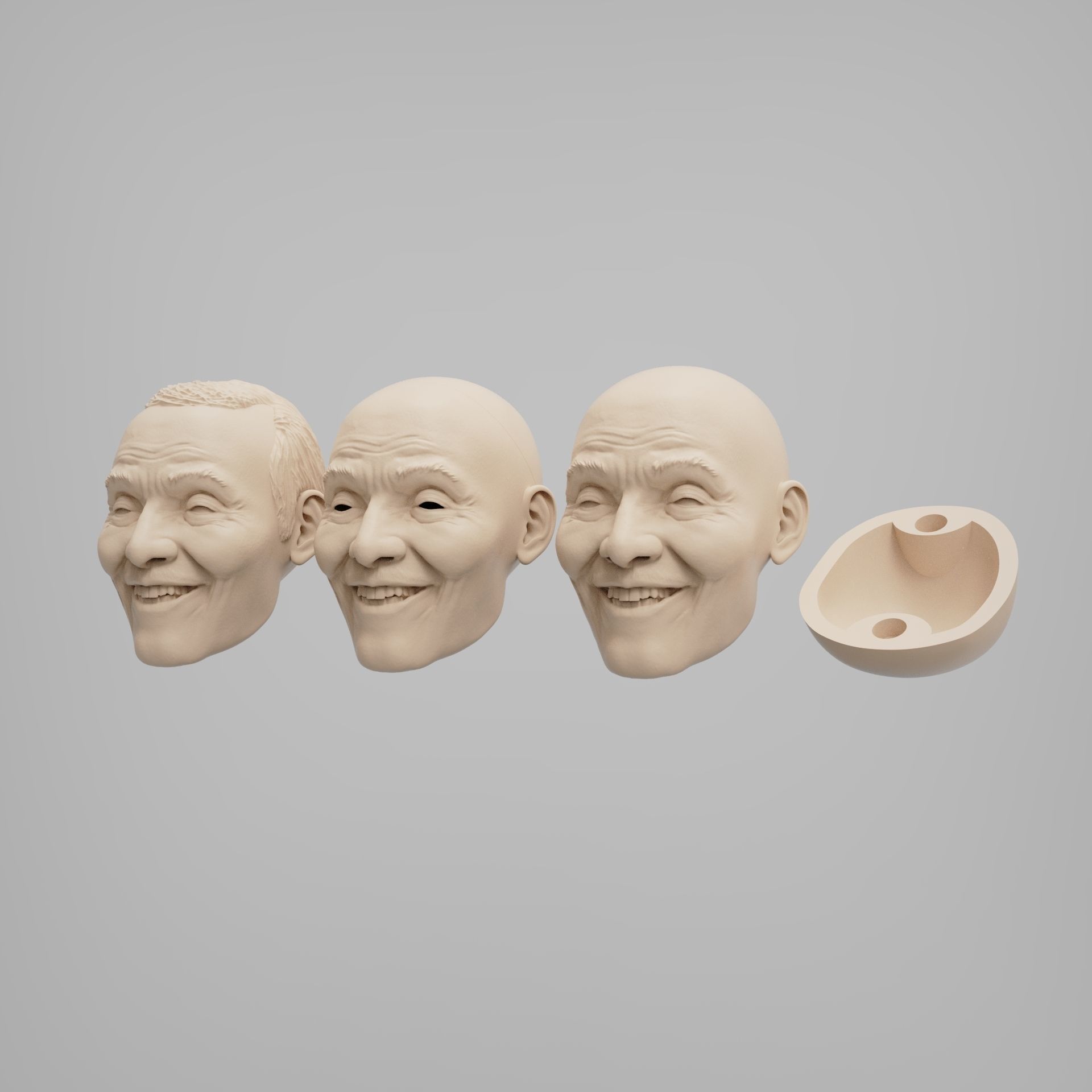 BJD doll Squid Game player 001 Oh Yeong-soo 3D print model_5