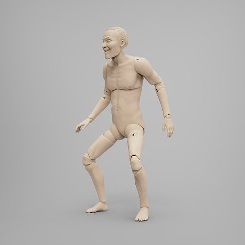 BJD doll Squid Game player 001 Oh Yeong-soo 3D print model