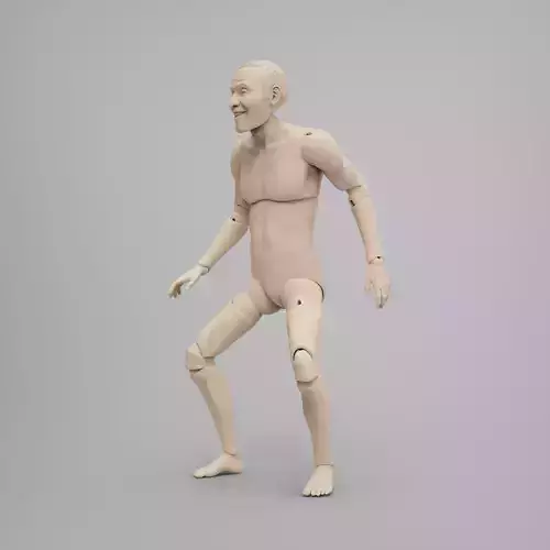 BJD doll Squid Game player 001 Oh Yeong-soo 3D print model