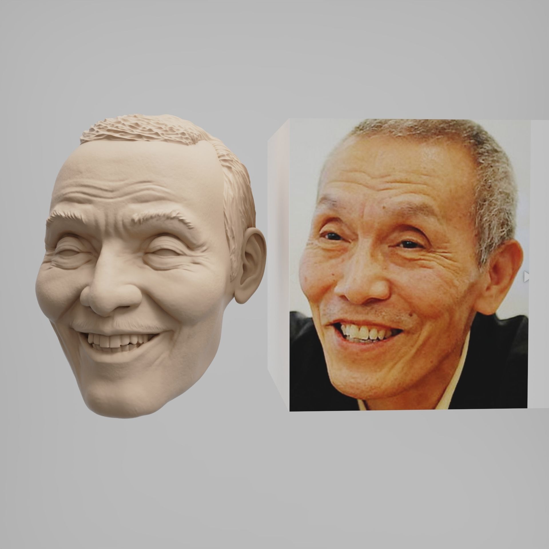 BJD doll Squid Game player 001 Oh Yeong-soo 3D print model_8