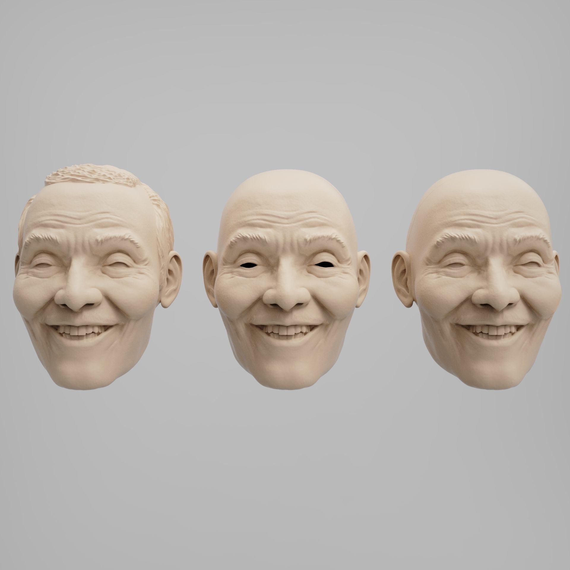 BJD doll Squid Game player 001 Oh Yeong-soo 3D print model_6