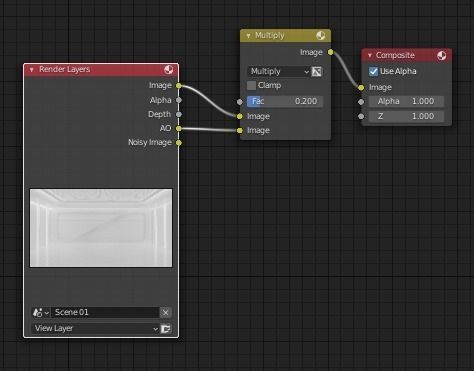 White Base Showroom - Scene 02 Low-poly 3D model_3