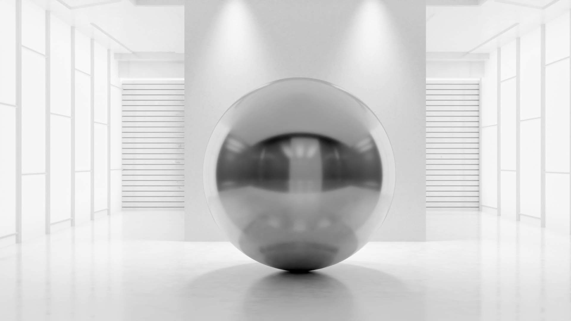 White Base Showroom - Scene 02 Low-poly 3D model_2