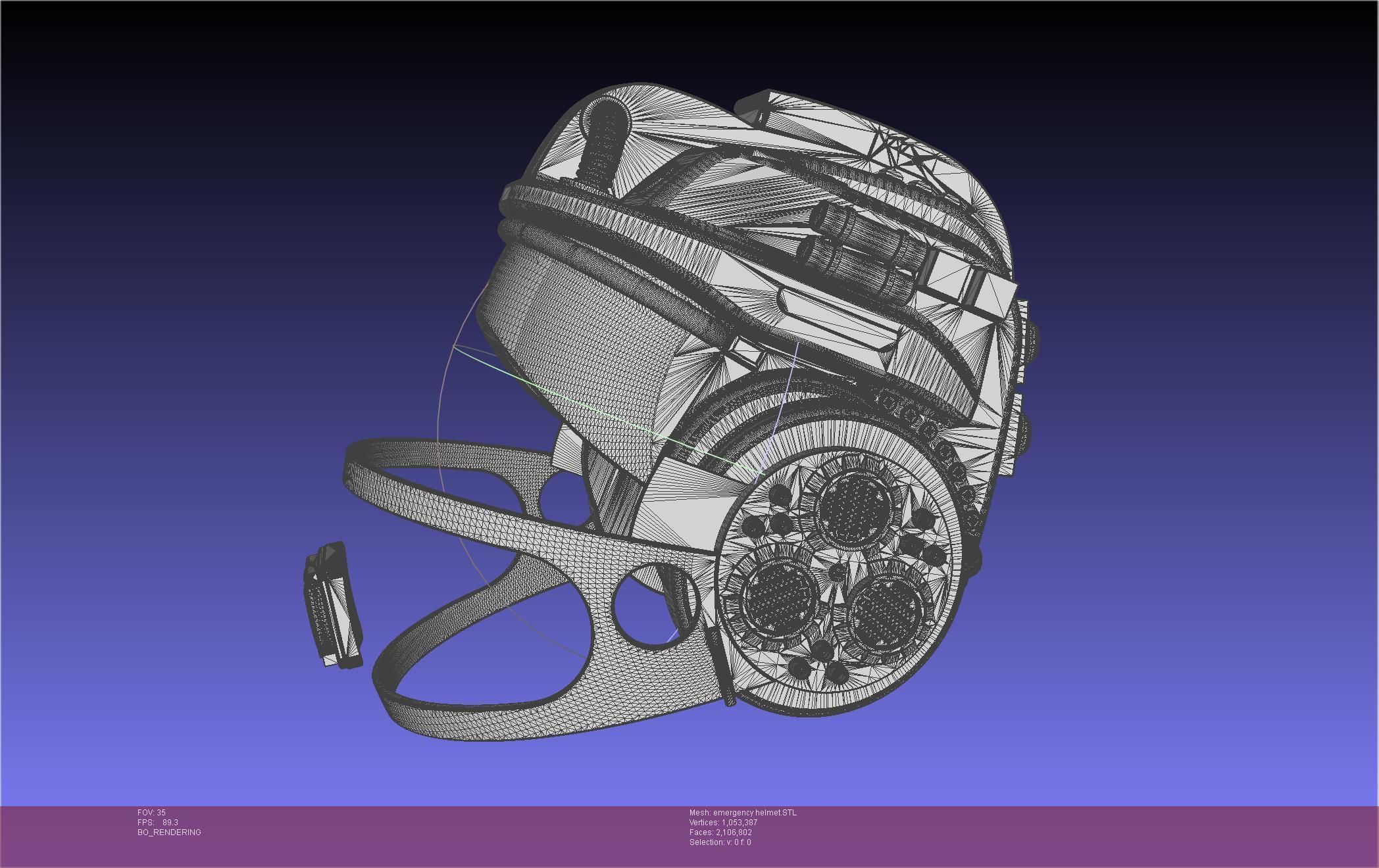 Alien Nostromo Emergency Helmet Printable Assembly 3D print model_39