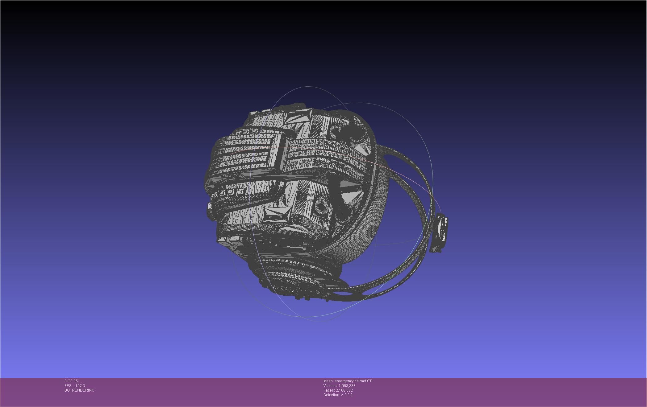 Alien Nostromo Emergency Helmet Printable Assembly 3D print model_15