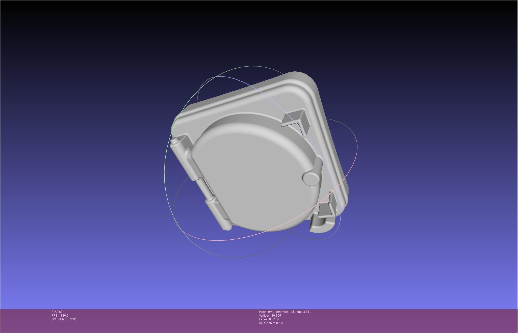 Alien Nostromo Emergency Helmet Printable Assembly 3D print model_146