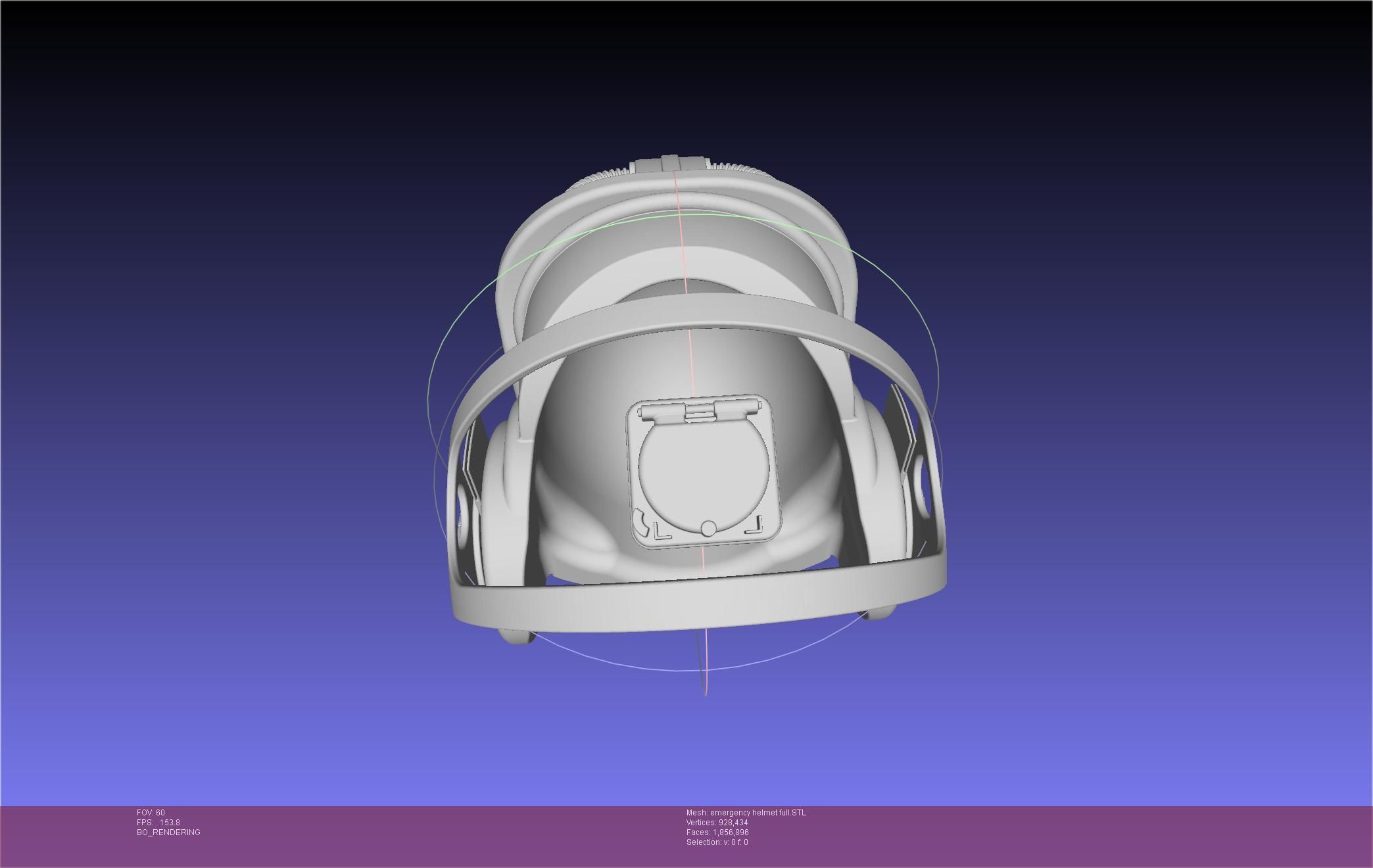Alien Nostromo Emergency Helmet Printable Assembly 3D print model_123