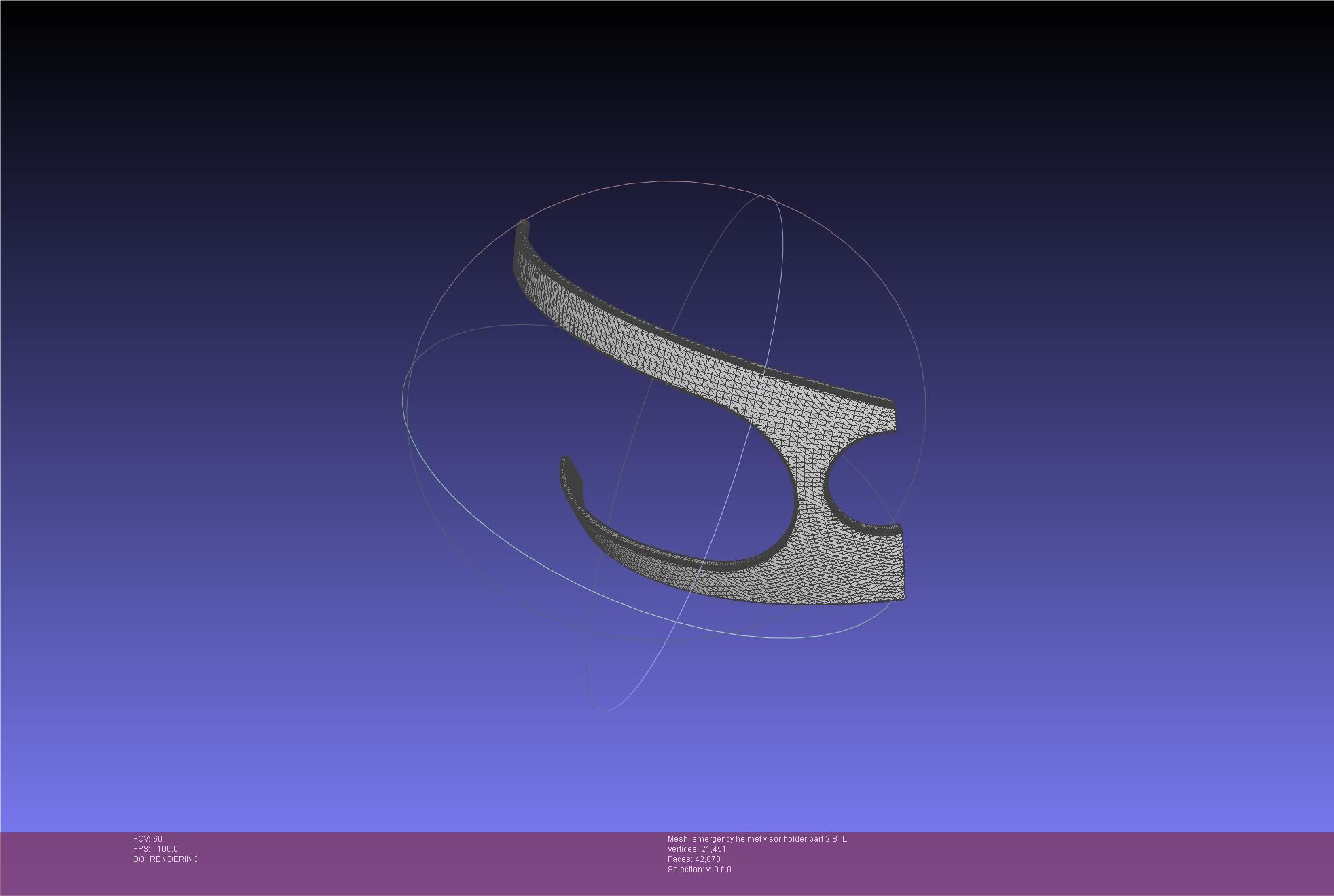 Alien Nostromo Emergency Helmet Printable Assembly 3D print model_59