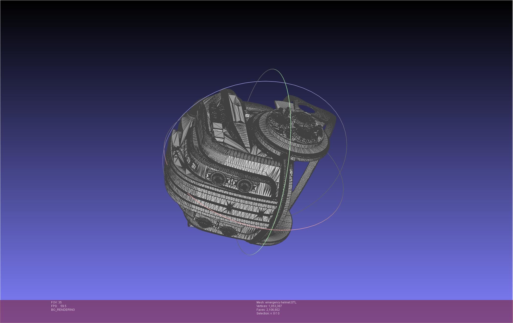 Alien Nostromo Emergency Helmet Printable Assembly 3D print model_23