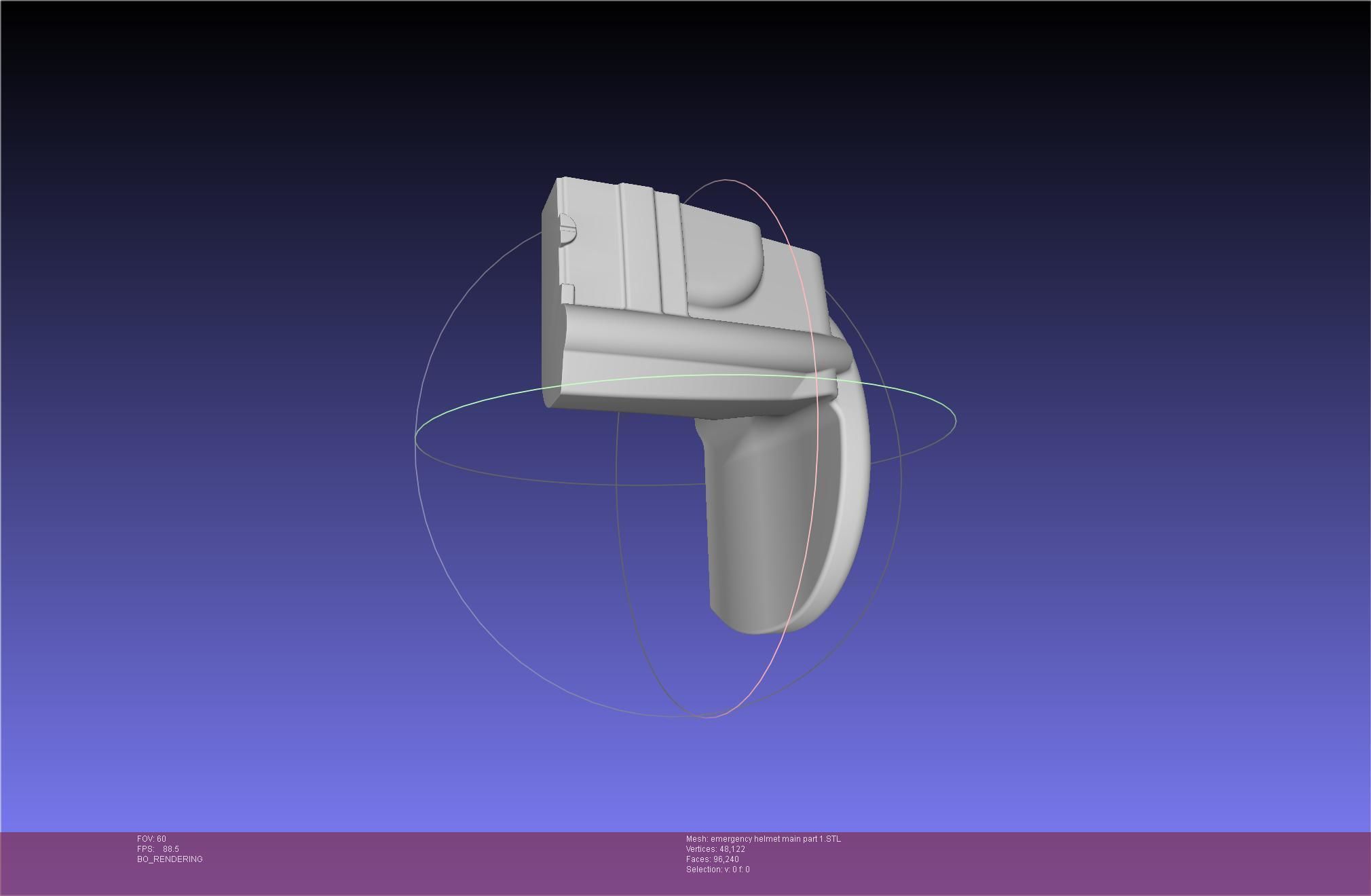 Alien Nostromo Emergency Helmet Printable Assembly 3D print model_112