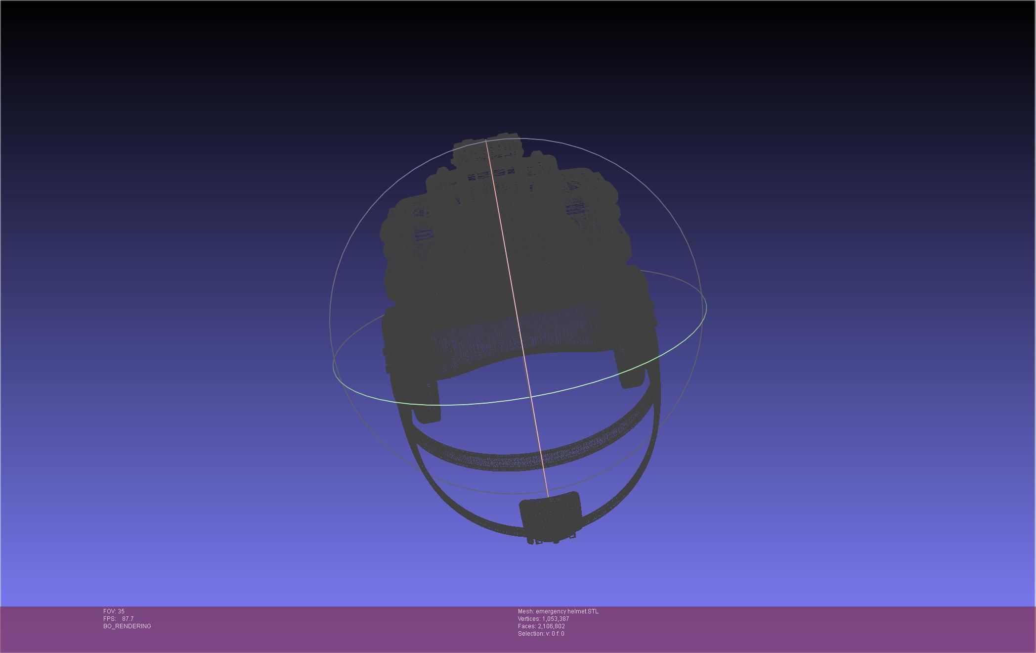 Alien Nostromo Emergency Helmet Printable Assembly 3D print model_33