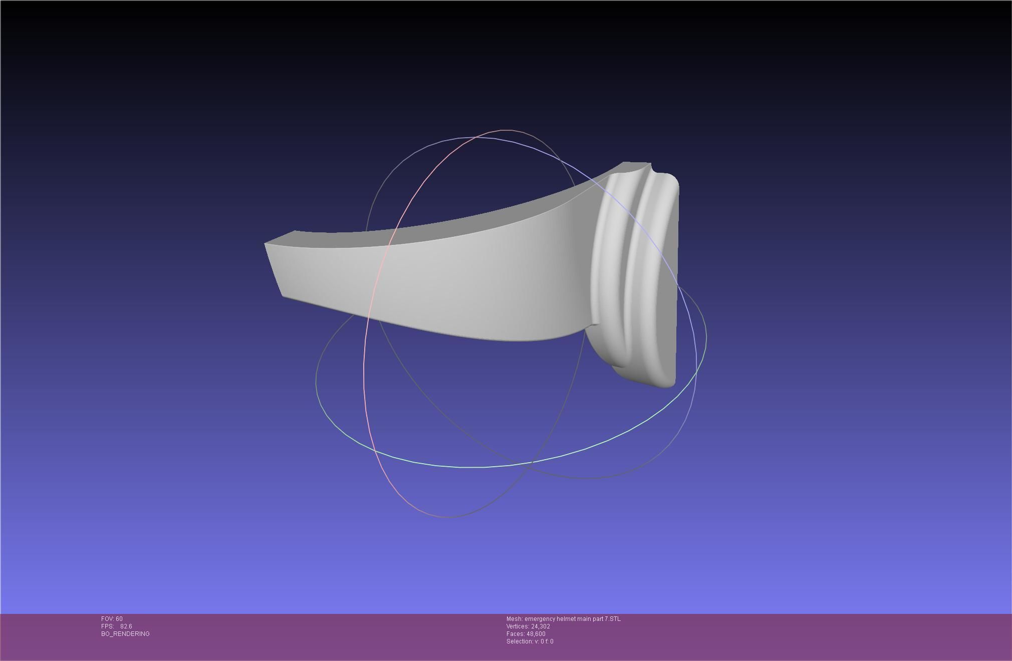 Alien Nostromo Emergency Helmet Printable Assembly 3D print model_87
