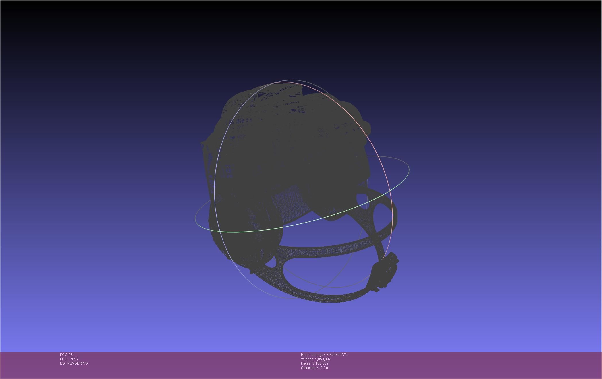 Alien Nostromo Emergency Helmet Printable Assembly 3D print model_32