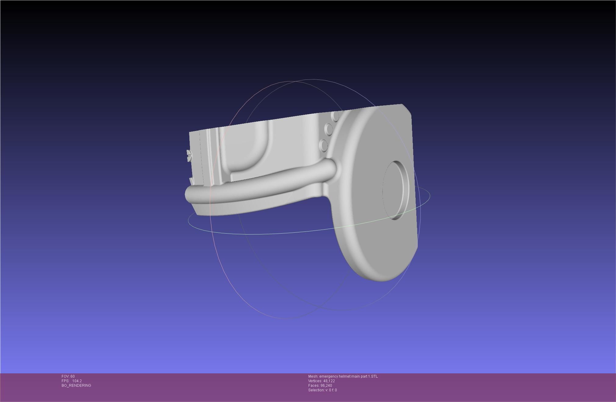 Alien Nostromo Emergency Helmet Printable Assembly 3D print model_113