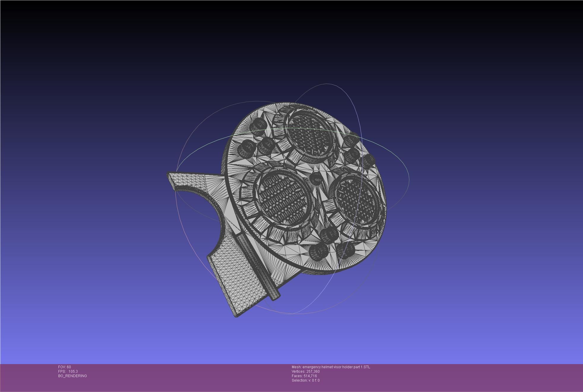 Alien Nostromo Emergency Helmet Printable Assembly 3D print model_63