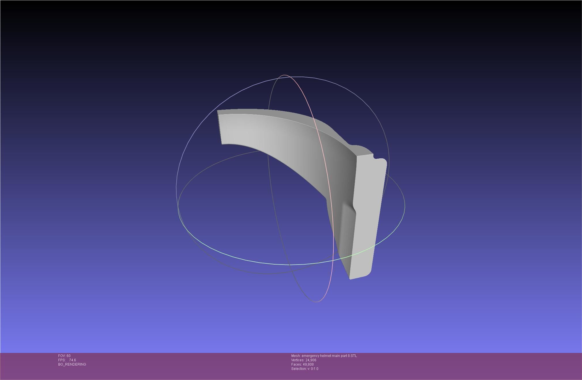 Alien Nostromo Emergency Helmet Printable Assembly 3D print model_83