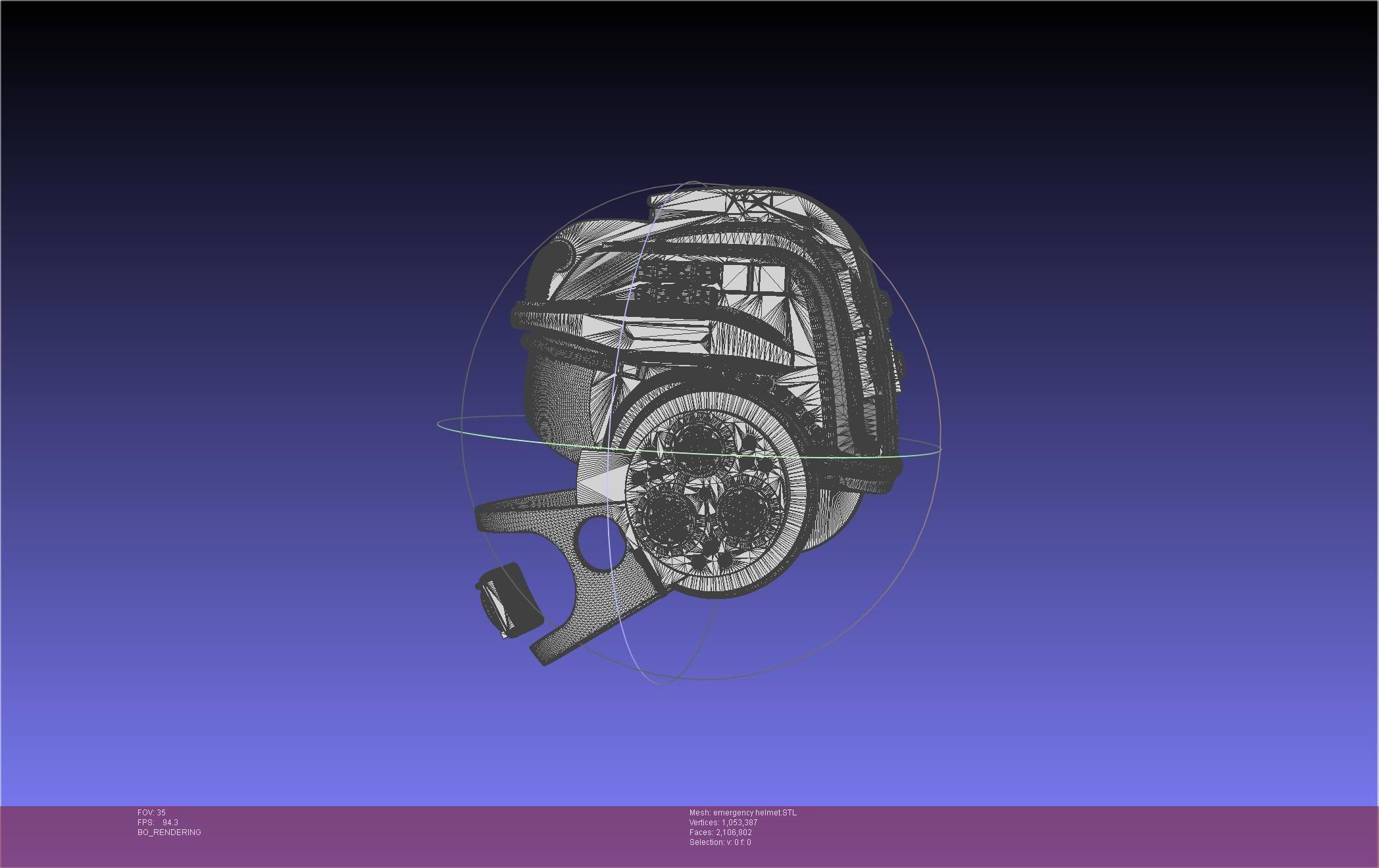 Alien Nostromo Emergency Helmet Printable Assembly 3D print model_18