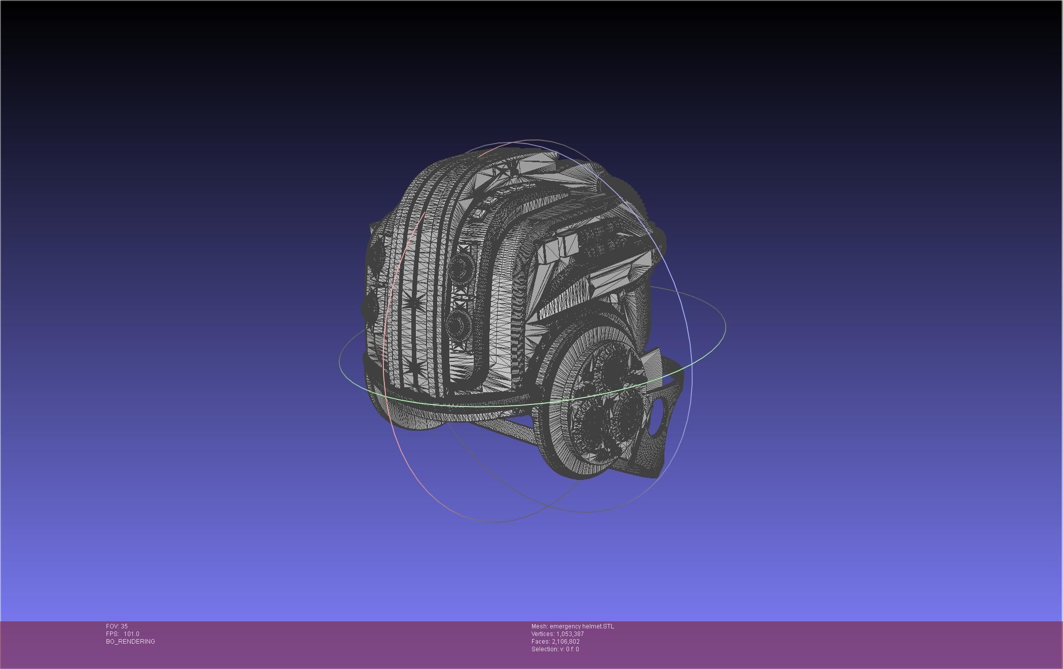 Alien Nostromo Emergency Helmet Printable Assembly 3D print model_17