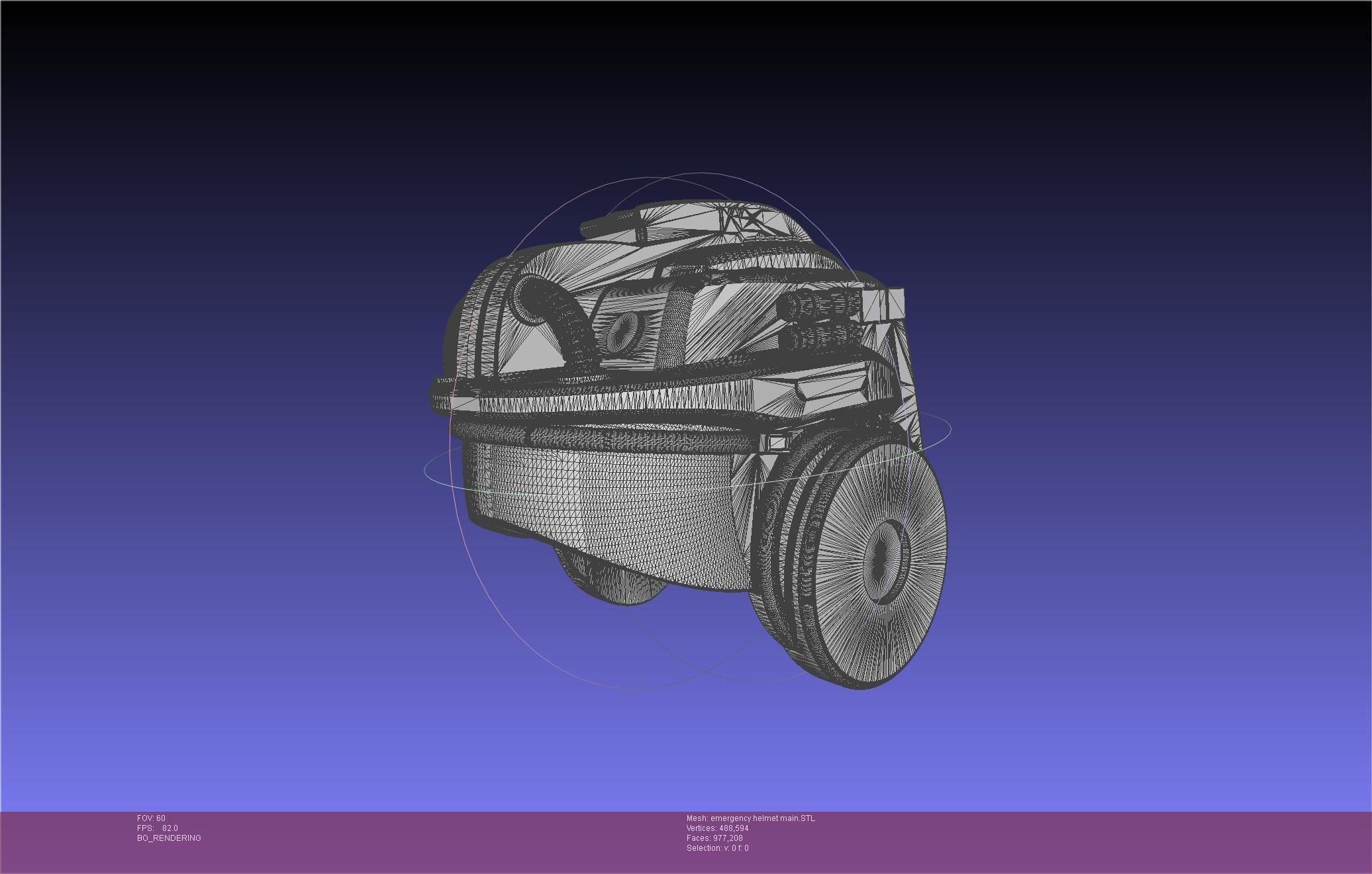 Alien Nostromo Emergency Helmet Printable Assembly 3D print model_74