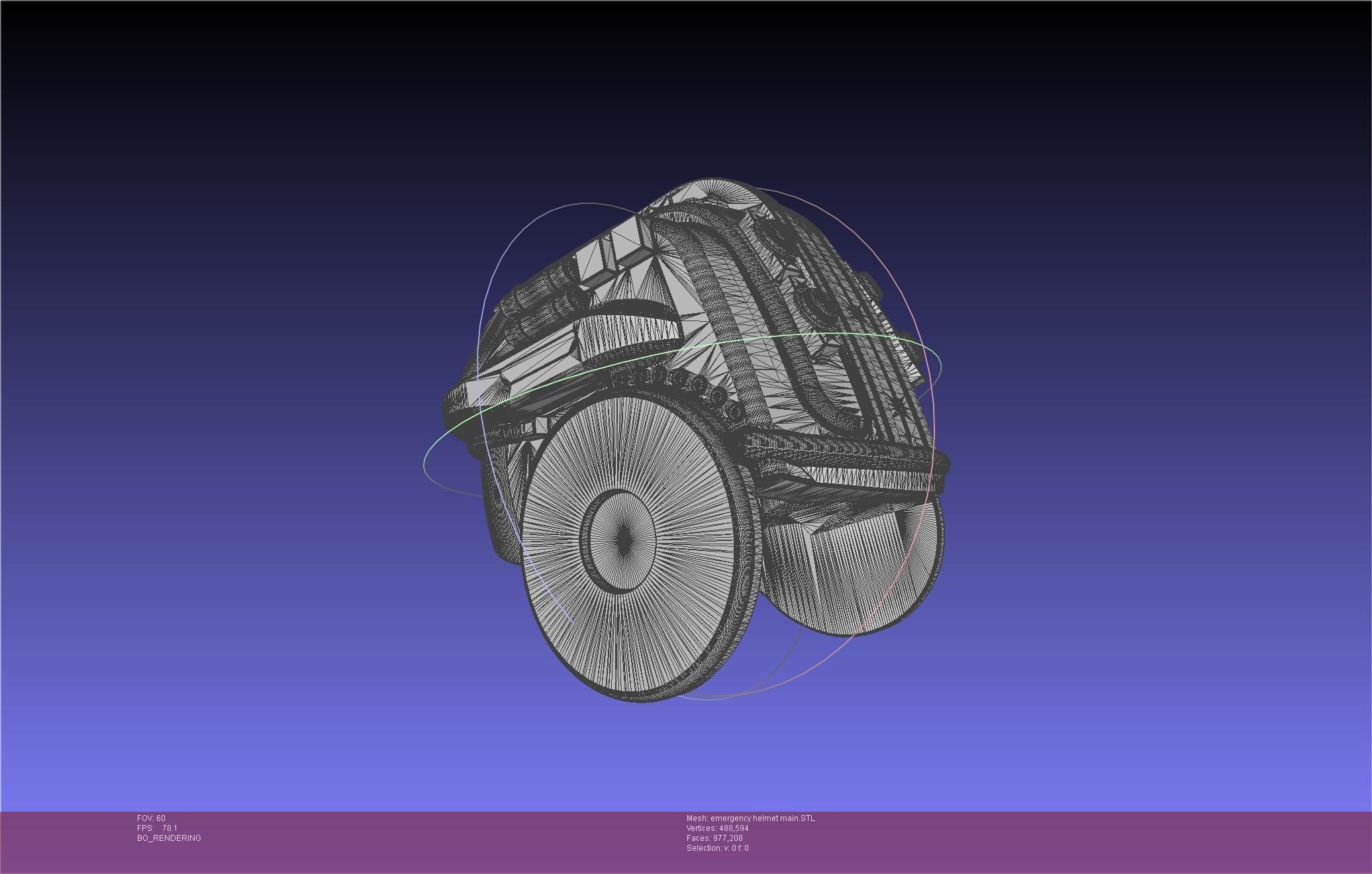 Alien Nostromo Emergency Helmet Printable Assembly 3D print model_75