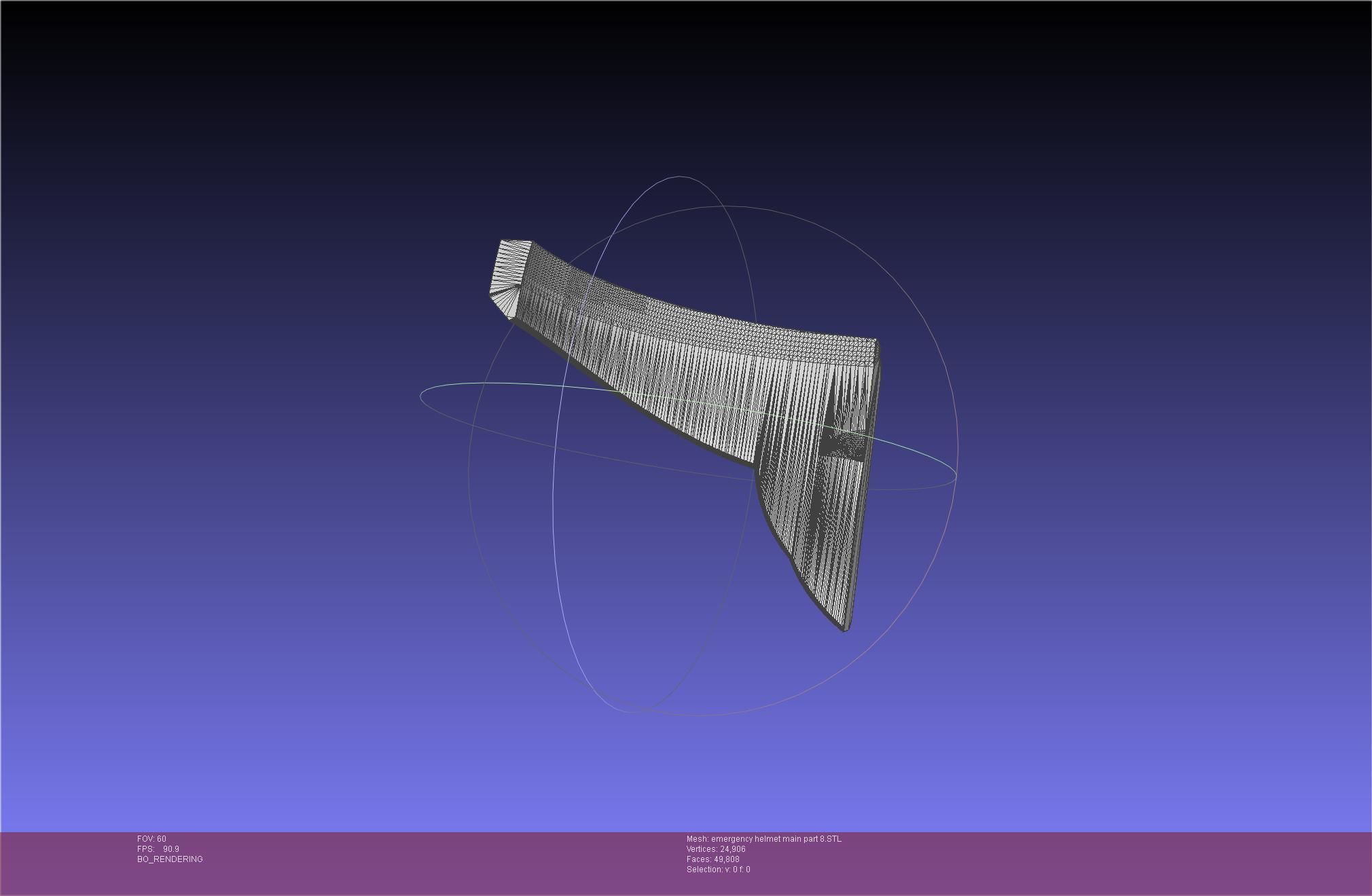 Alien Nostromo Emergency Helmet Printable Assembly 3D print model_84
