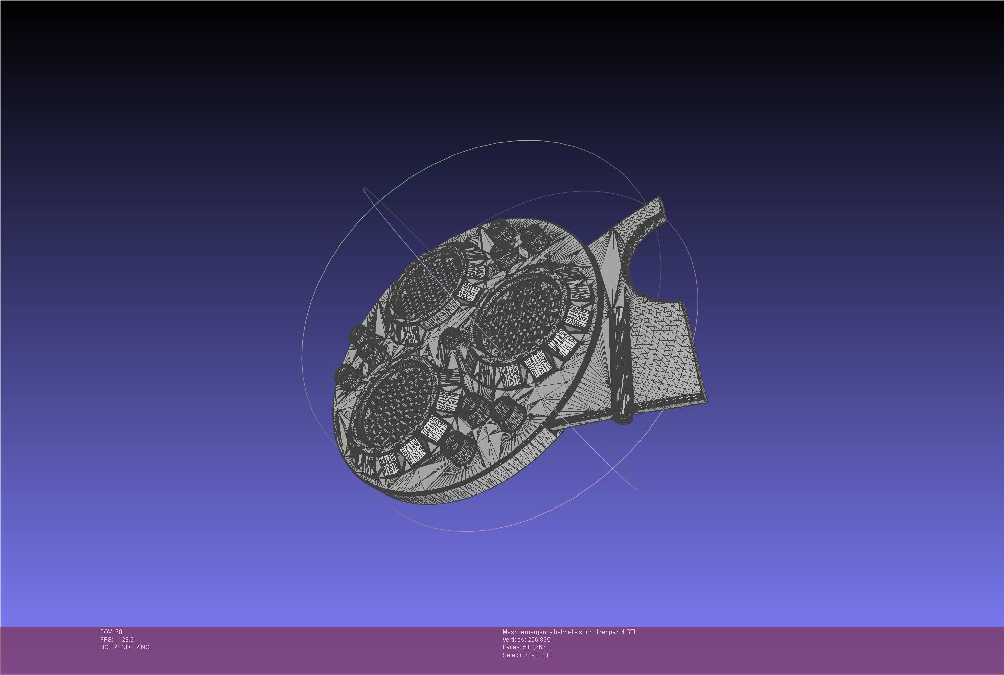 Alien Nostromo Emergency Helmet Printable Assembly 3D print model_55